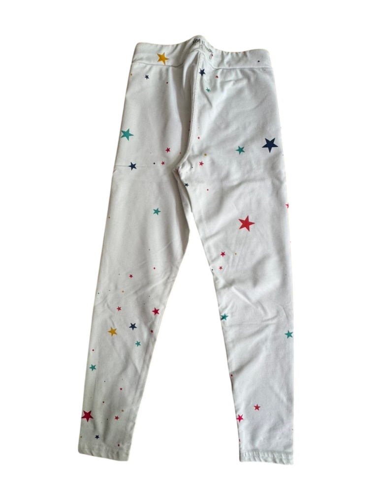 Leggins Weiß mit bunten Sternen Gr.122/128 | Hey Honey