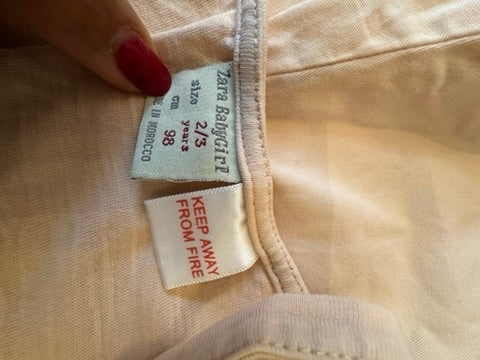 Jumpsuit apricot Gr.98 | Zara