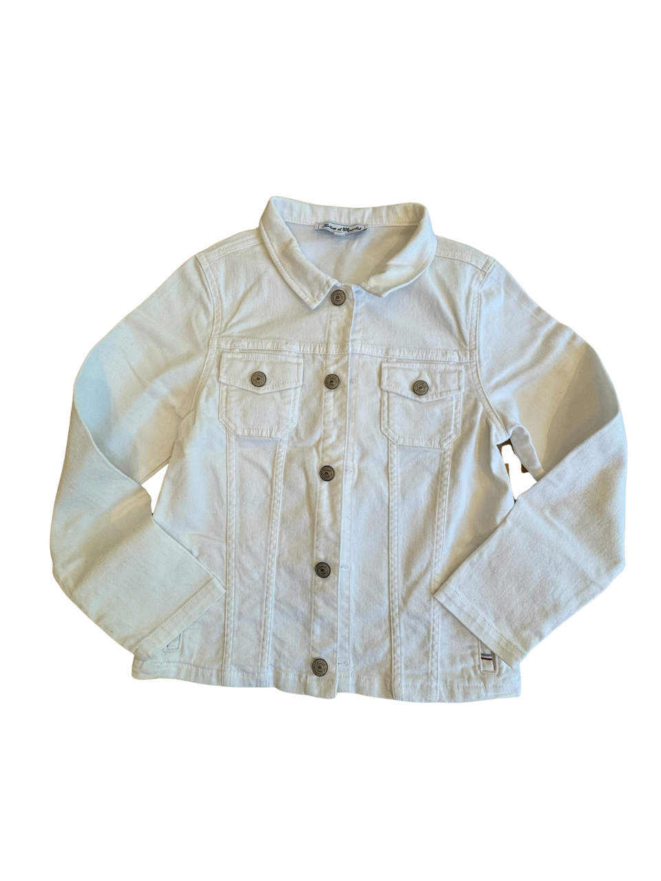 Jeans-Jacke weiß Gr.10 | Tartine et Chocolat