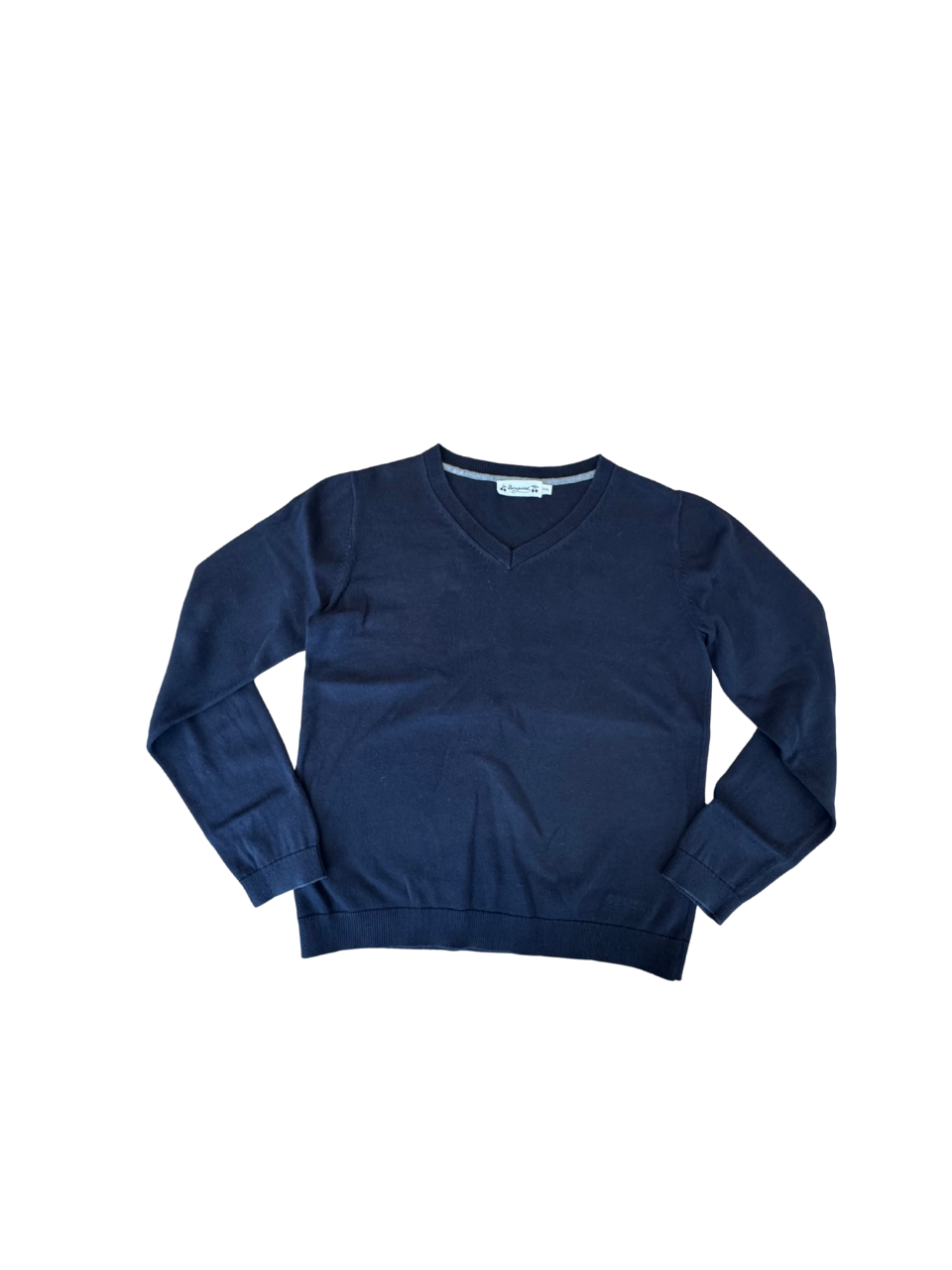 Pullover V-Neck Dunkelblau Gr.10 | Bonpoint