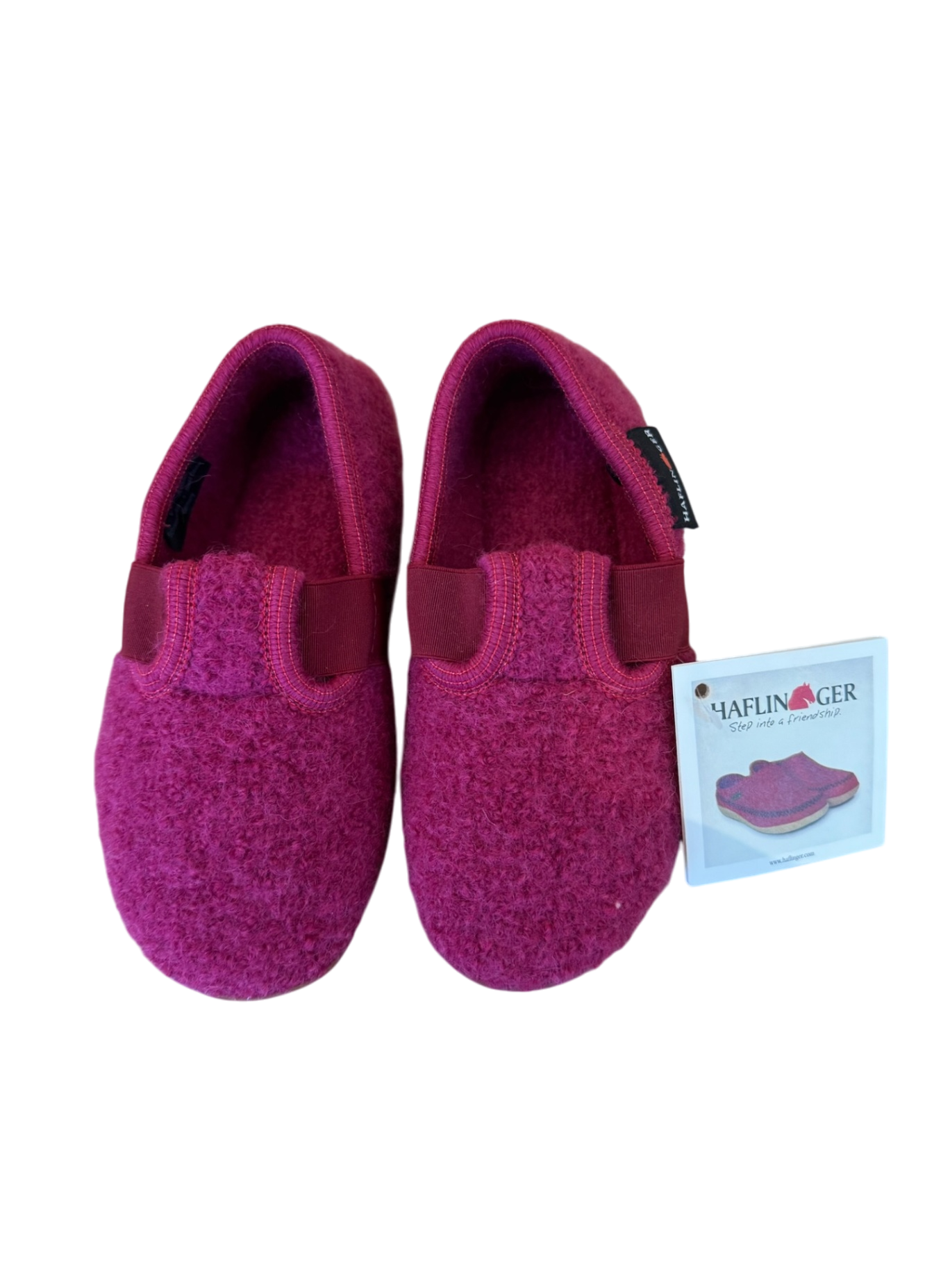 Hausschuh "Everest Jonas" Farbe fuchsia Gr.28 | Haflinger