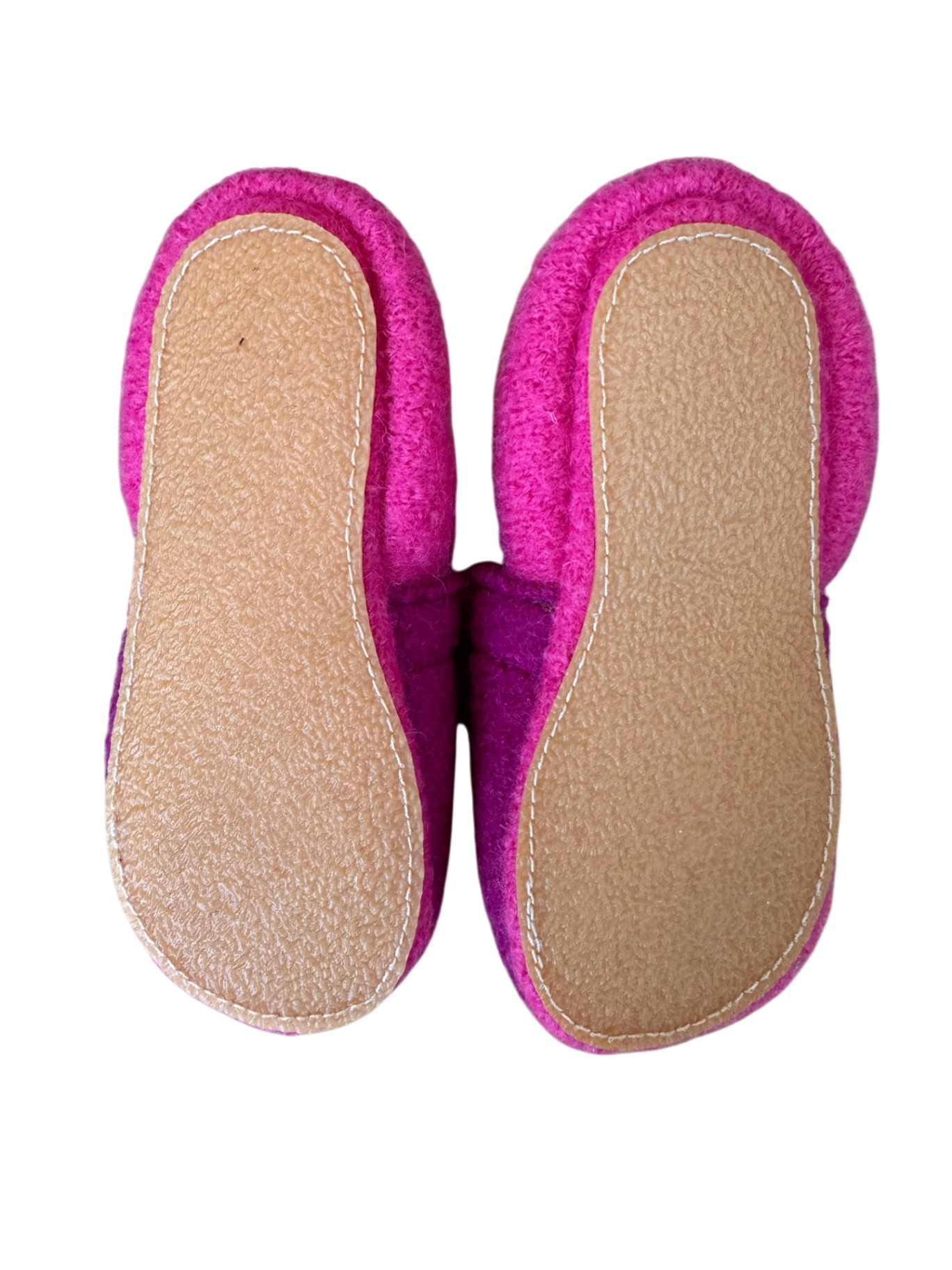 Hausschuhe Babyschuhe Wolle "Sternchen" lila Gr.22 | Nanga