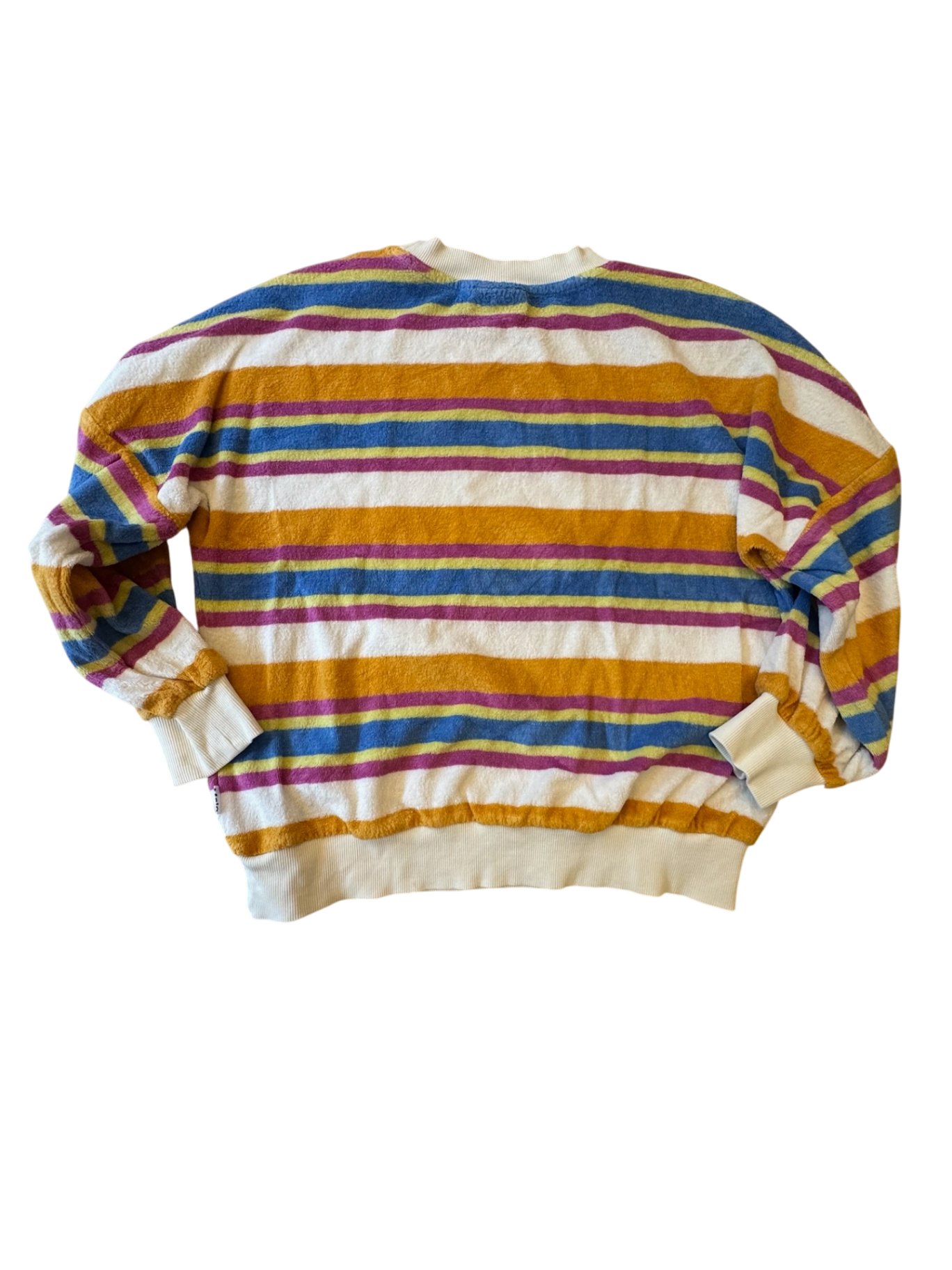 Frottee-Sweater Blockstreifen Multicolor Gr.152 | MOLO