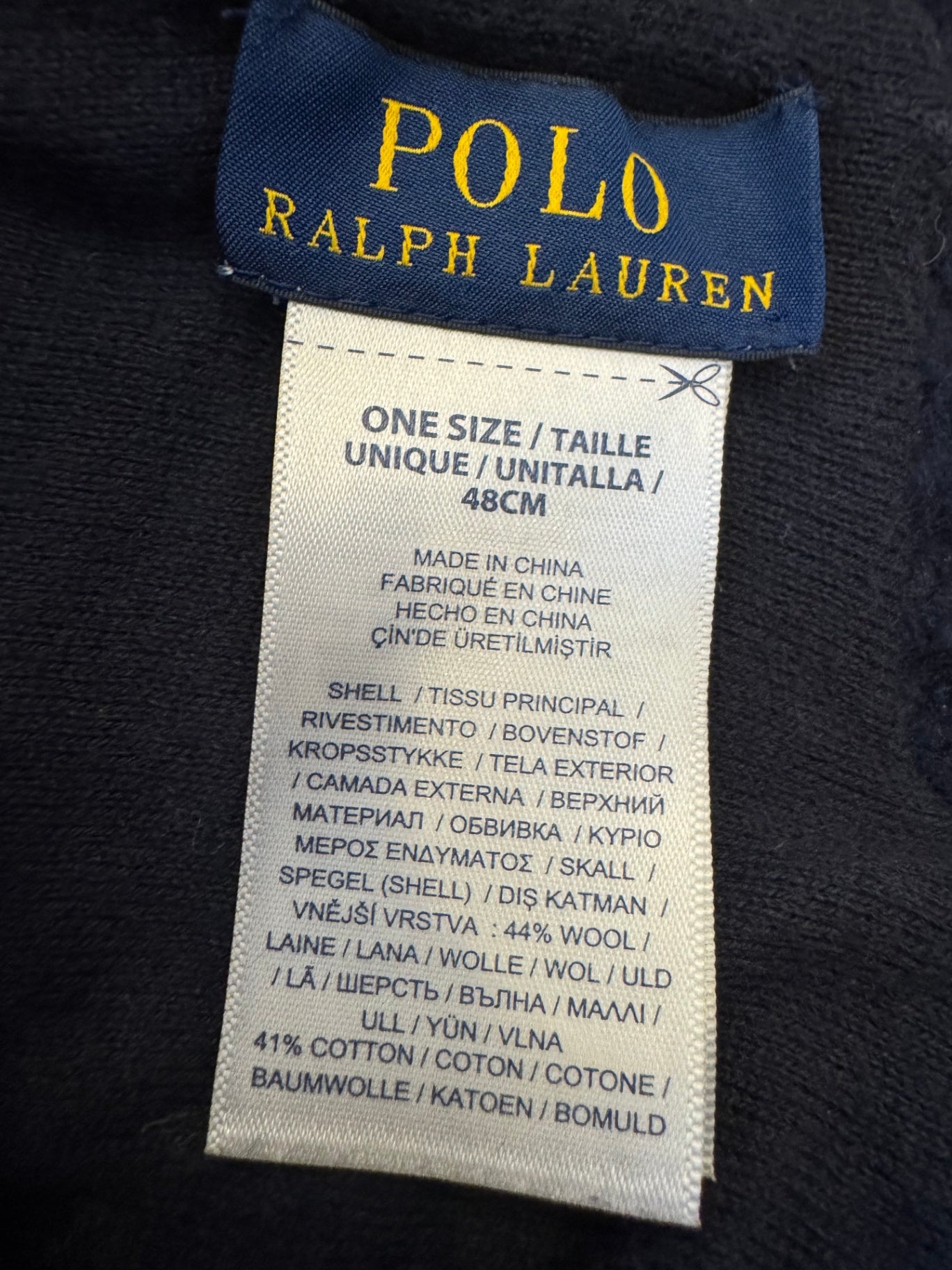 Winter-Mütze Norwegermuster Gr.48cm | Polo Ralph Lauren