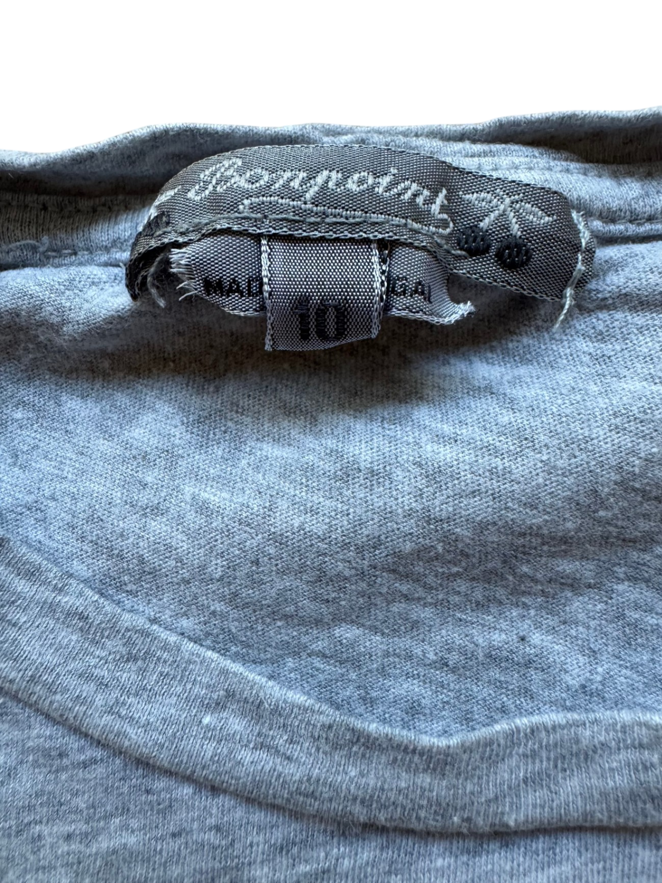 T-Shirt Grau Gr.10 | Bonpoint