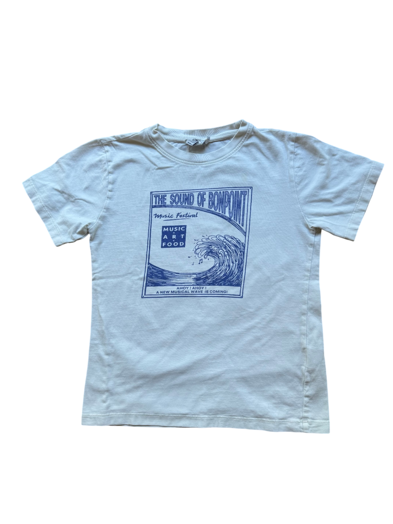 T-Shirt "The Sound of Bonpoint" Weiß Gr.10 | Bonpoint
