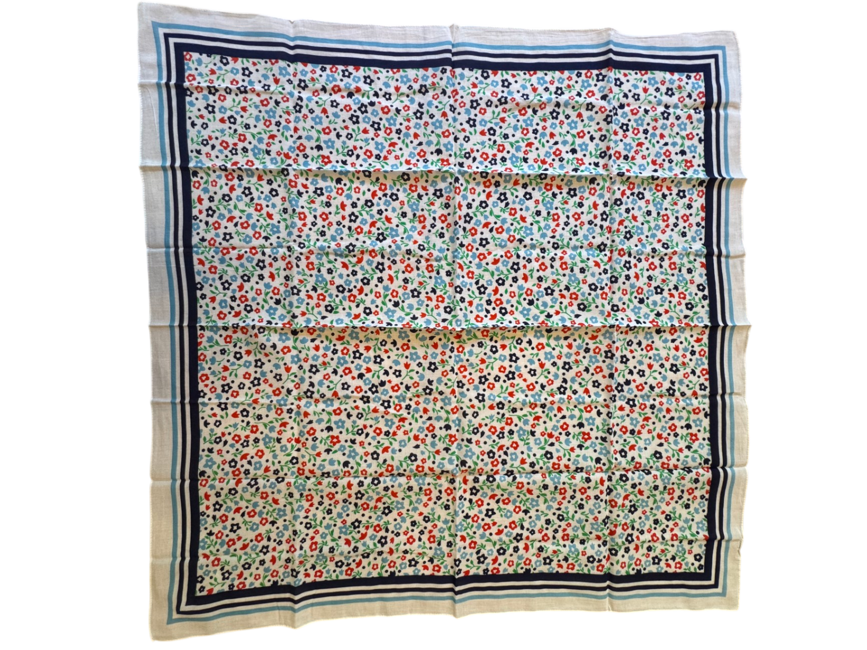 Hals-Tuch geblümt Gr.80*80cm | Röckl