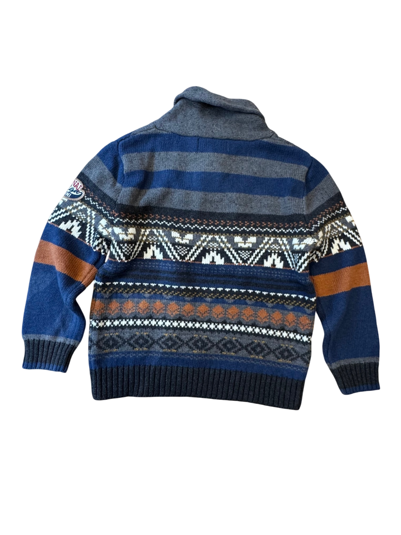 Pullover Braun, Grau, Beige Gr.116 | Cabalina