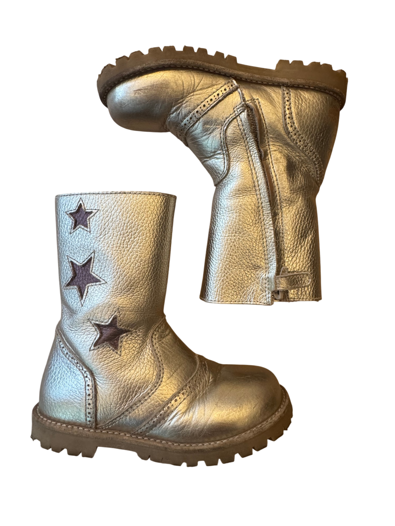 Winterstiefel gefüttert Gold Gr.29 | Bisgaard