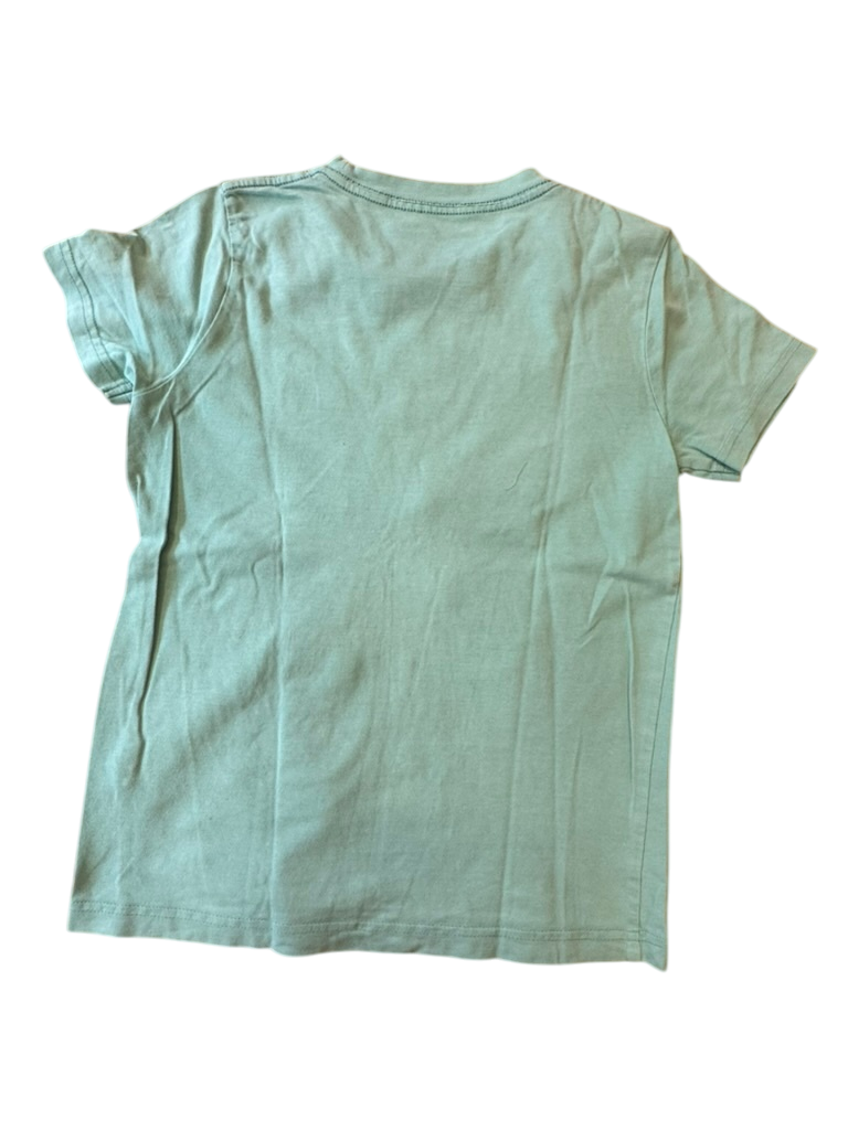T-Shirt Mint mit Biker-Motiv Gr.10 | Mini Boden