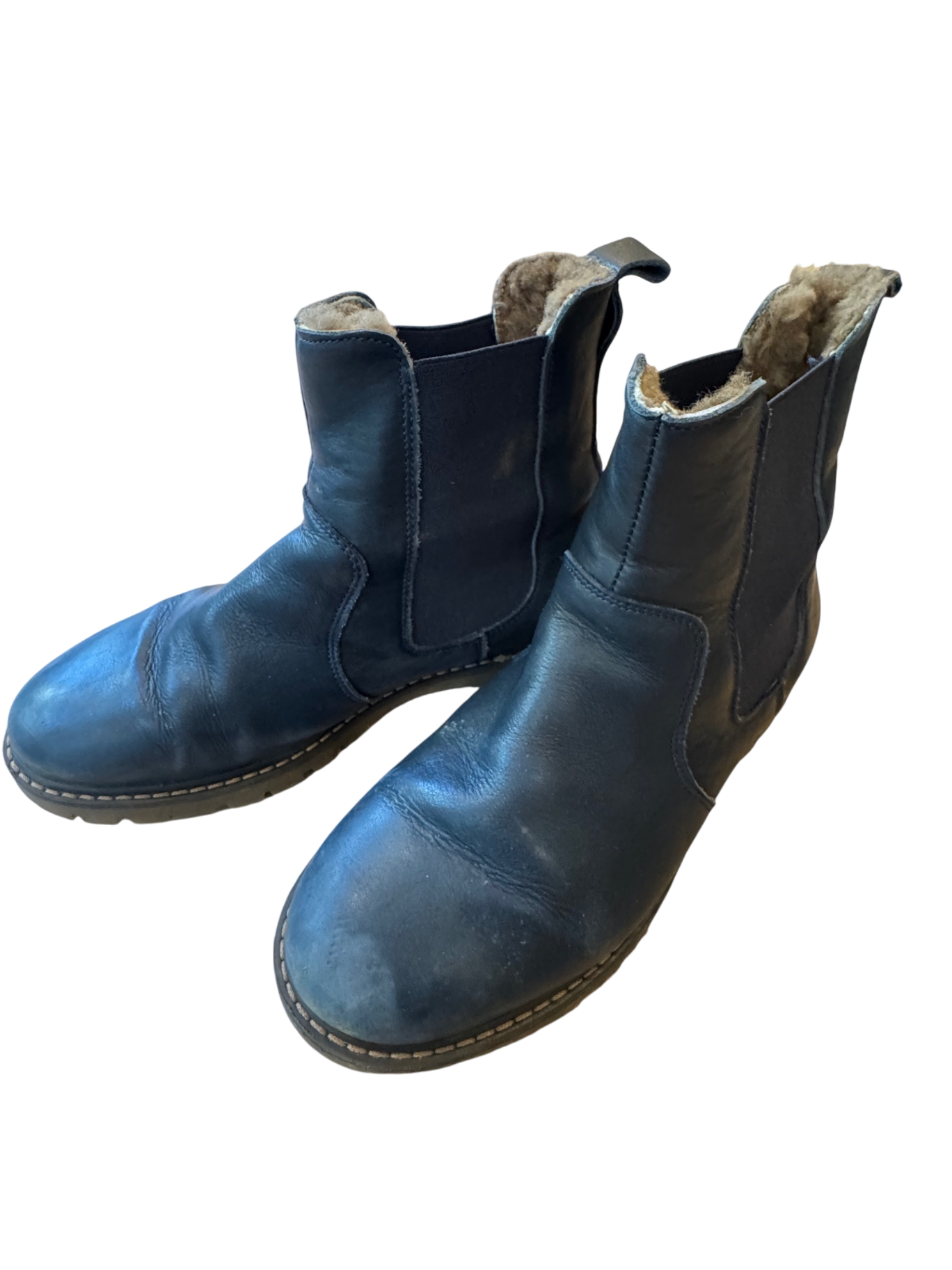 Boots schwarz Innenfutter Lammfell Gr.36 | Bisgaard