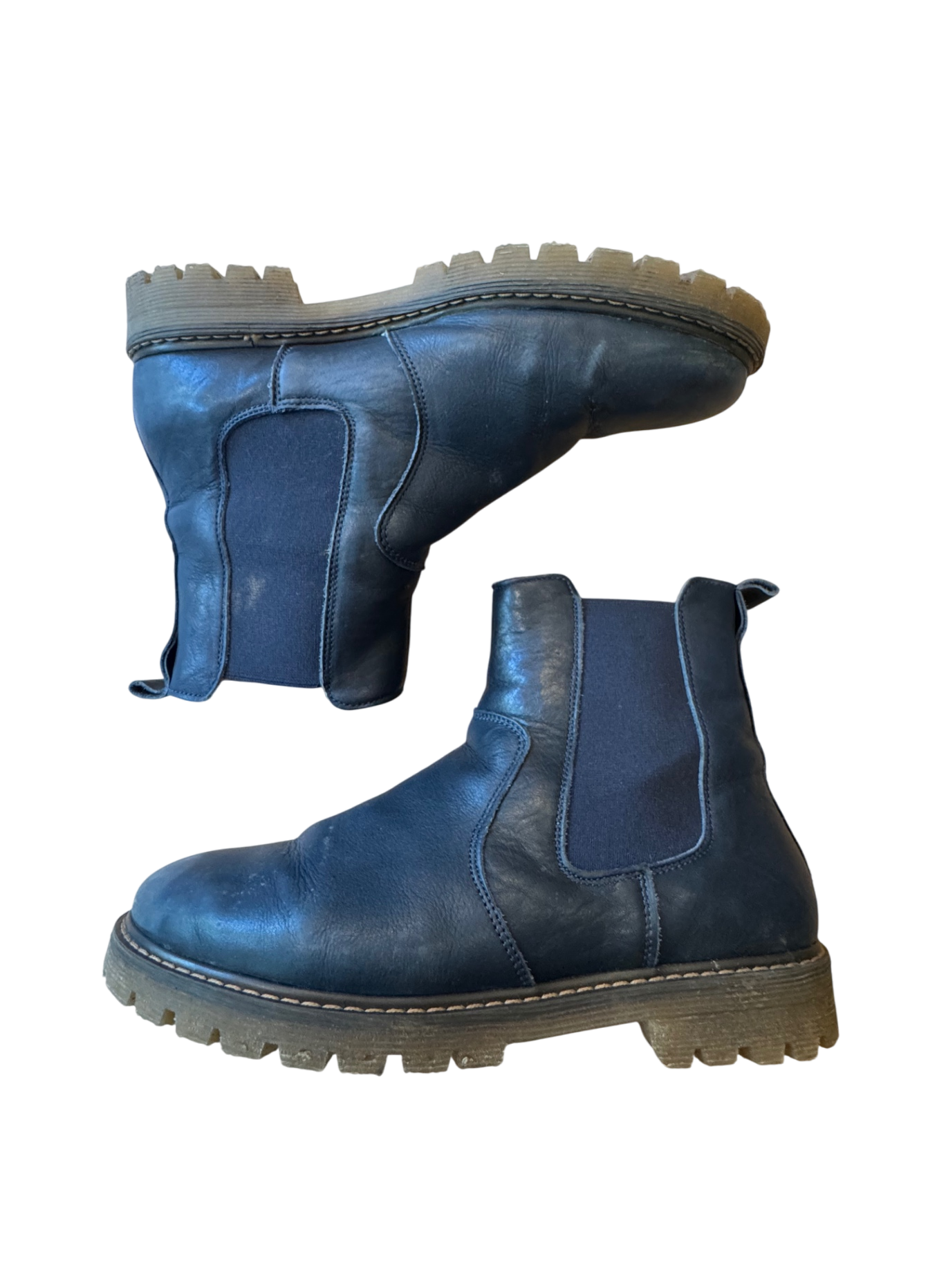 Boots schwarz Innenfutter Lammfell Gr.36 | Bisgaard