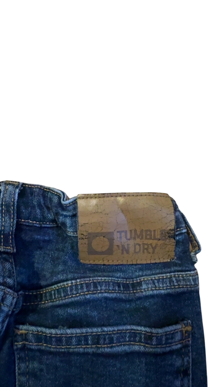 Flared Jeans Mädchen Blau Gr.128 | Tumble 'n Dry