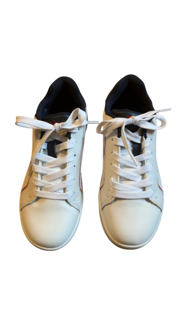 Turnschuhe Weiß mit Blau und Rot Gr.32.5 | Polo Ralph Lauren