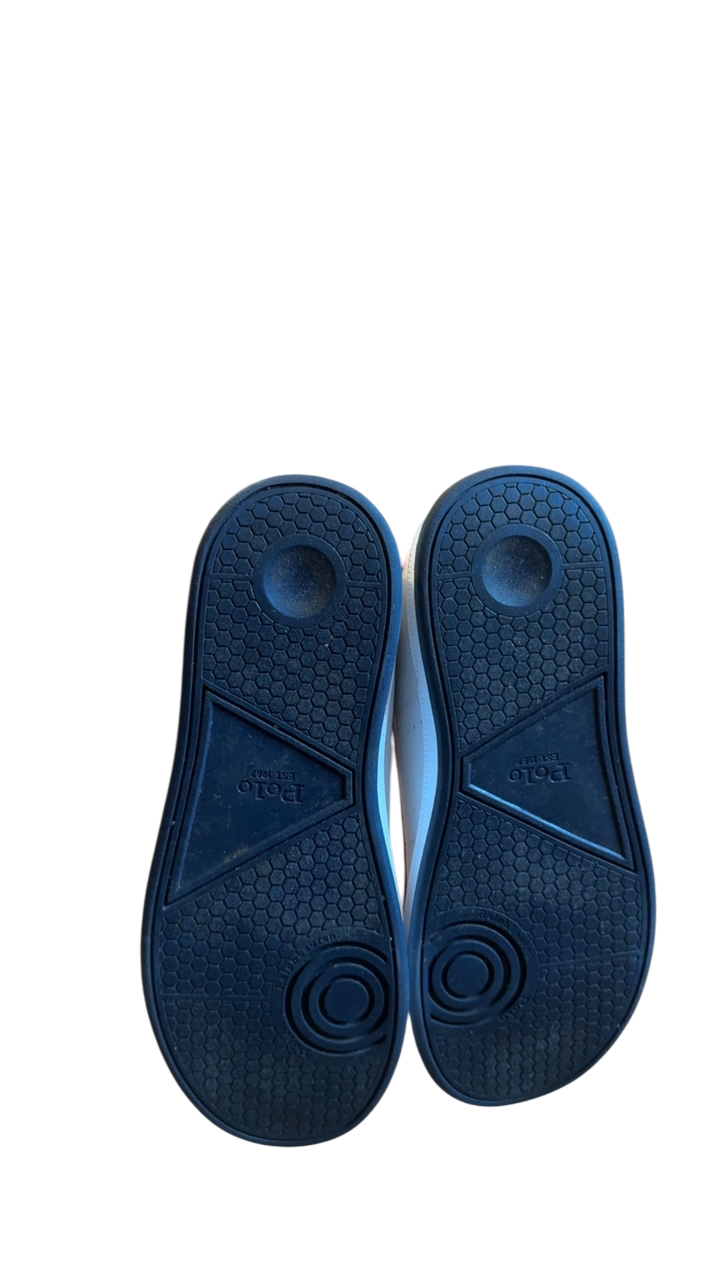 Turnschuhe Weiß mit Blau und Rot Gr.32.5 | Polo Ralph Lauren