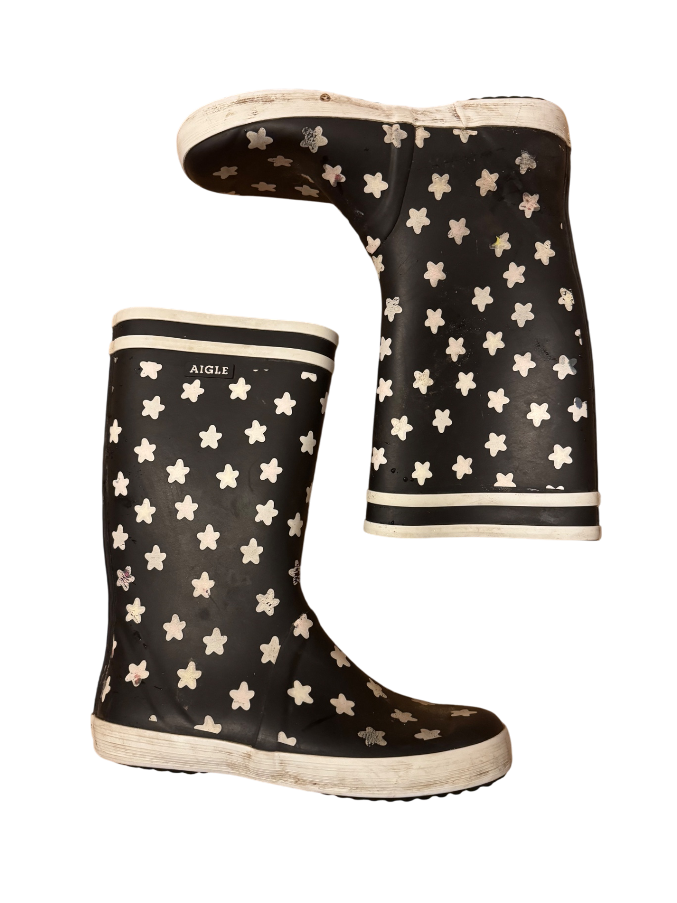 Schuhe Dunkelblau mit weißen Gr.34 | Aigle