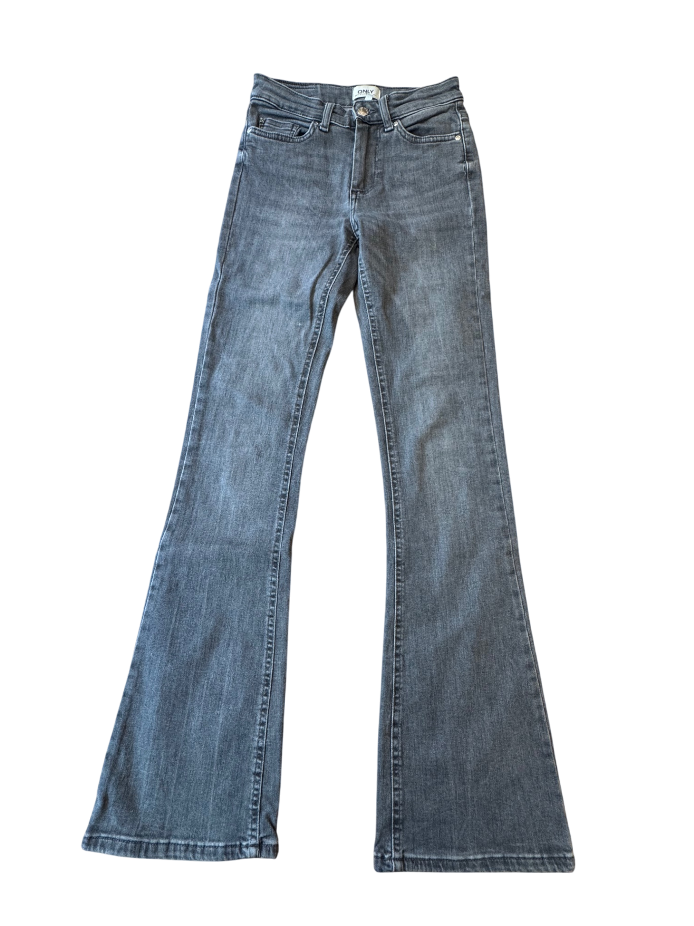 Flared Jeans hellgrau Gr.XS / 164 / W30 | ONLY