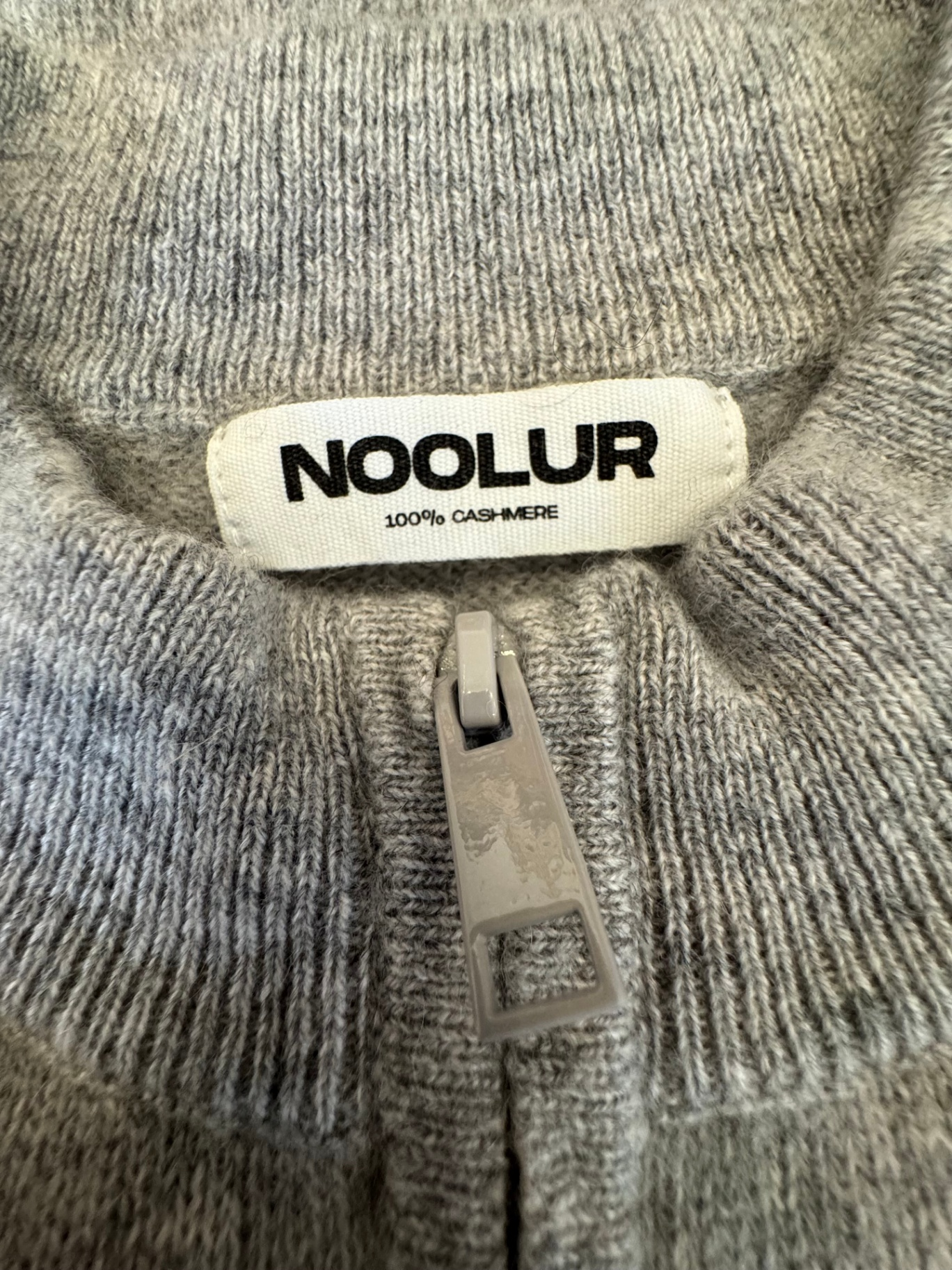 Pullover Kaschmir Grau Gr.10-12 | Noolur