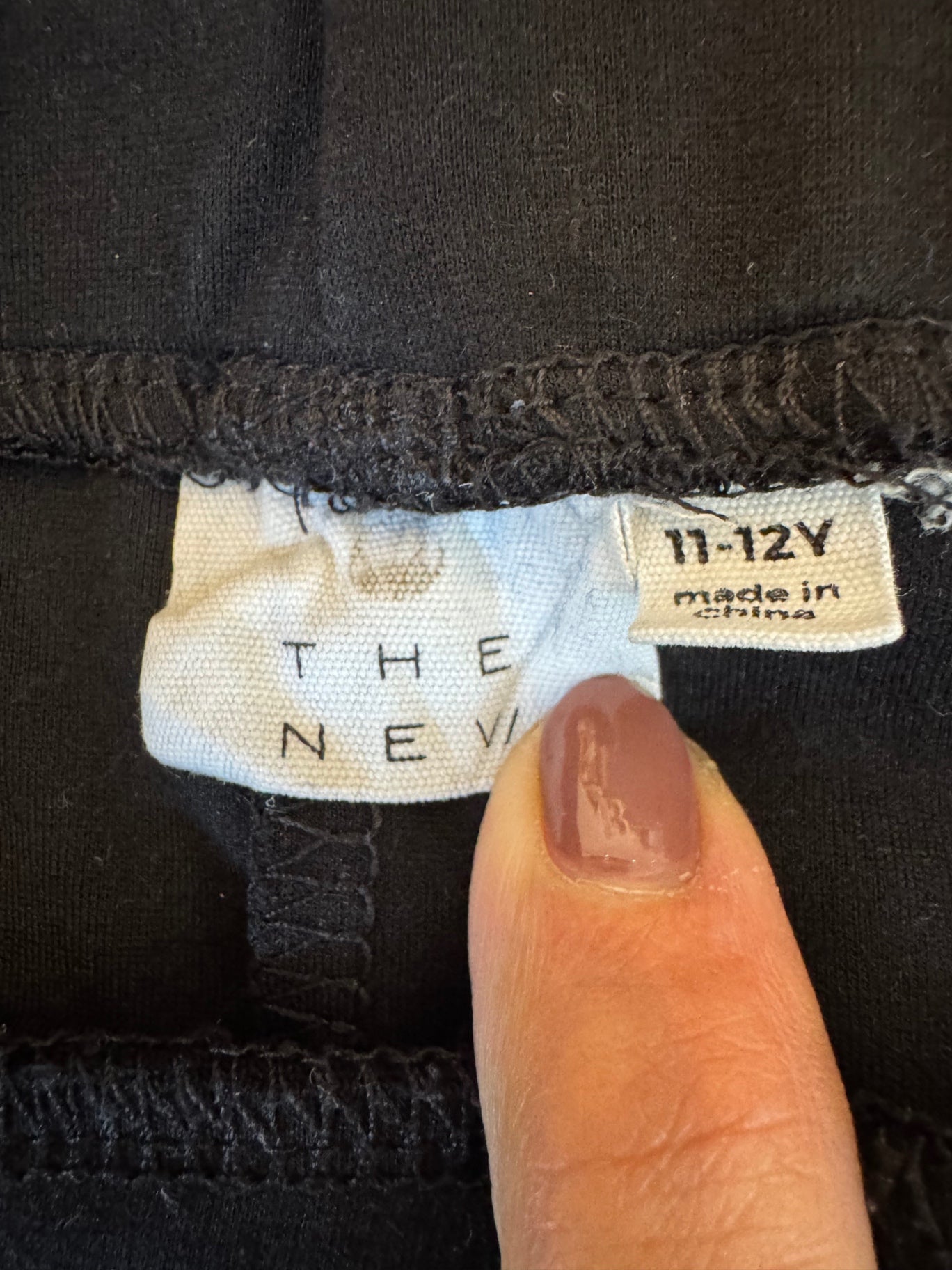 Jersey-Hose Flared Schwarz Gr.140 | The New