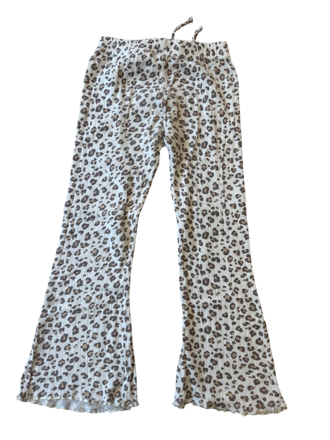 Leggins Beige mit Leopprint Gr.116 | ZARA