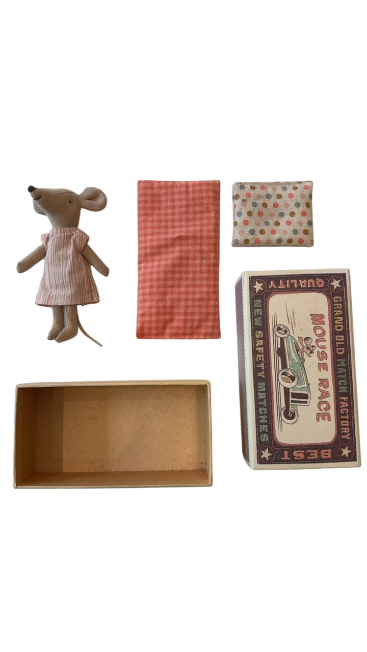 Spielzeug-🐭 in Streichholzschachtel - Große Schwester | Maileg