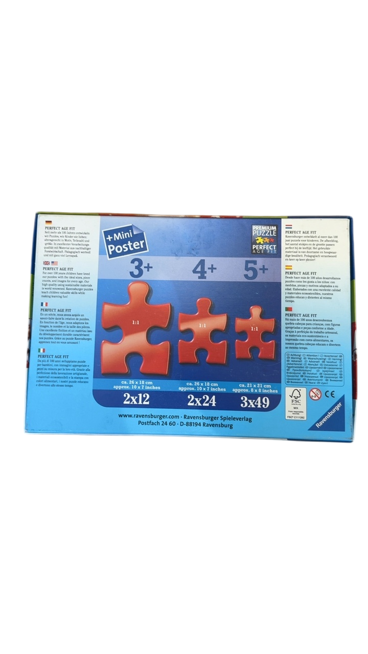 Puzzle Tierbabys 3*49 teile | Ravensburger