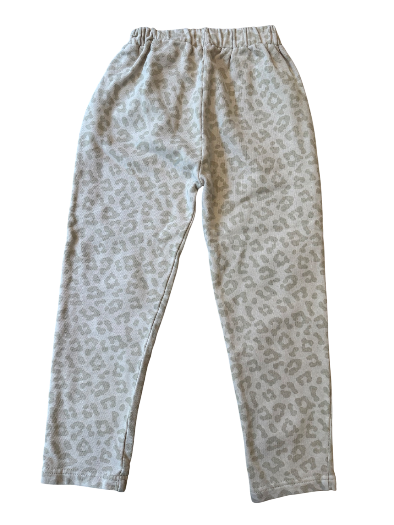 Jogginghose Beige mit Leopardmuster Gr.122 | Leevje