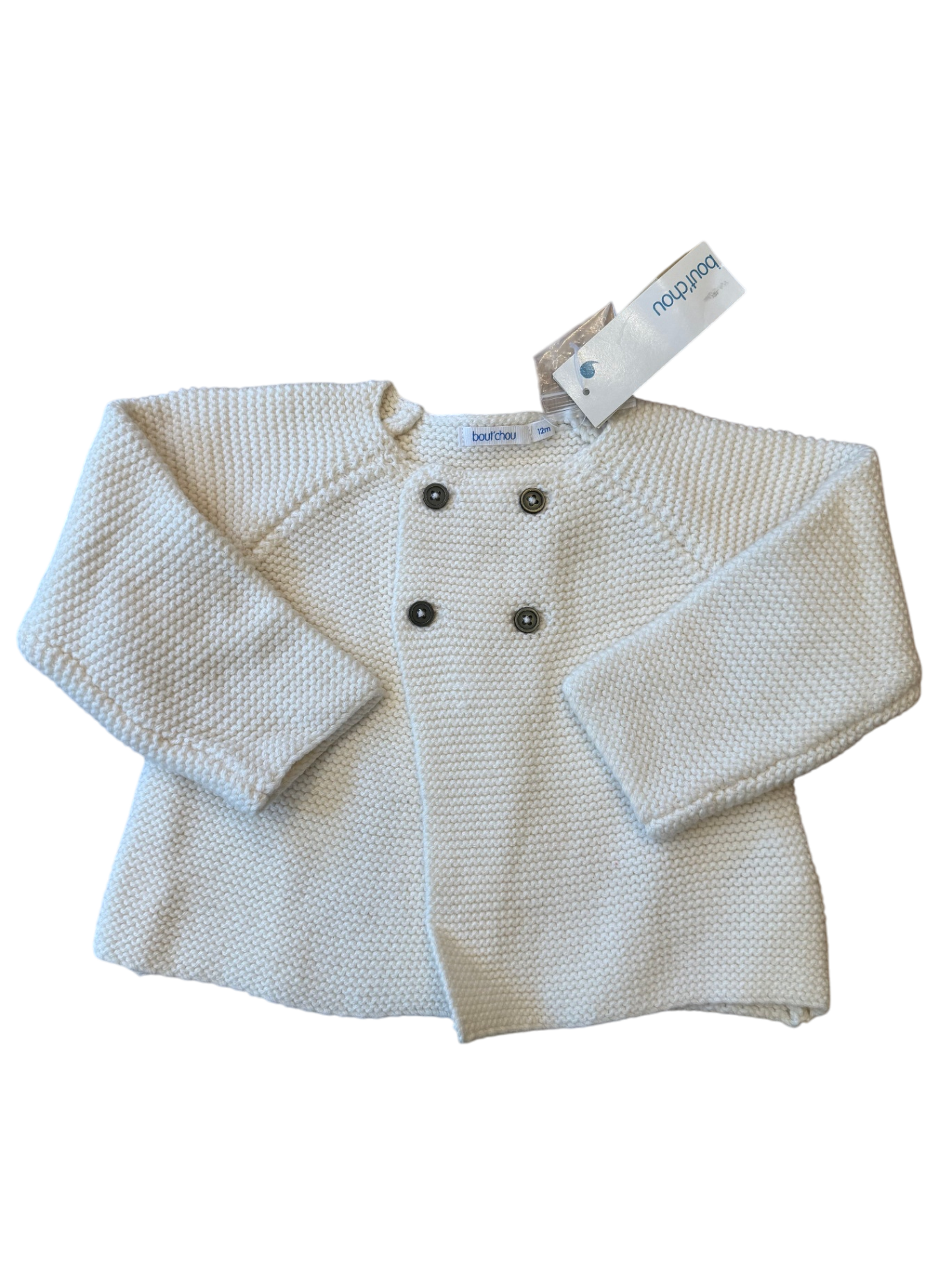Cardigan Cremeweiß Gr.68/74 | bout'chou