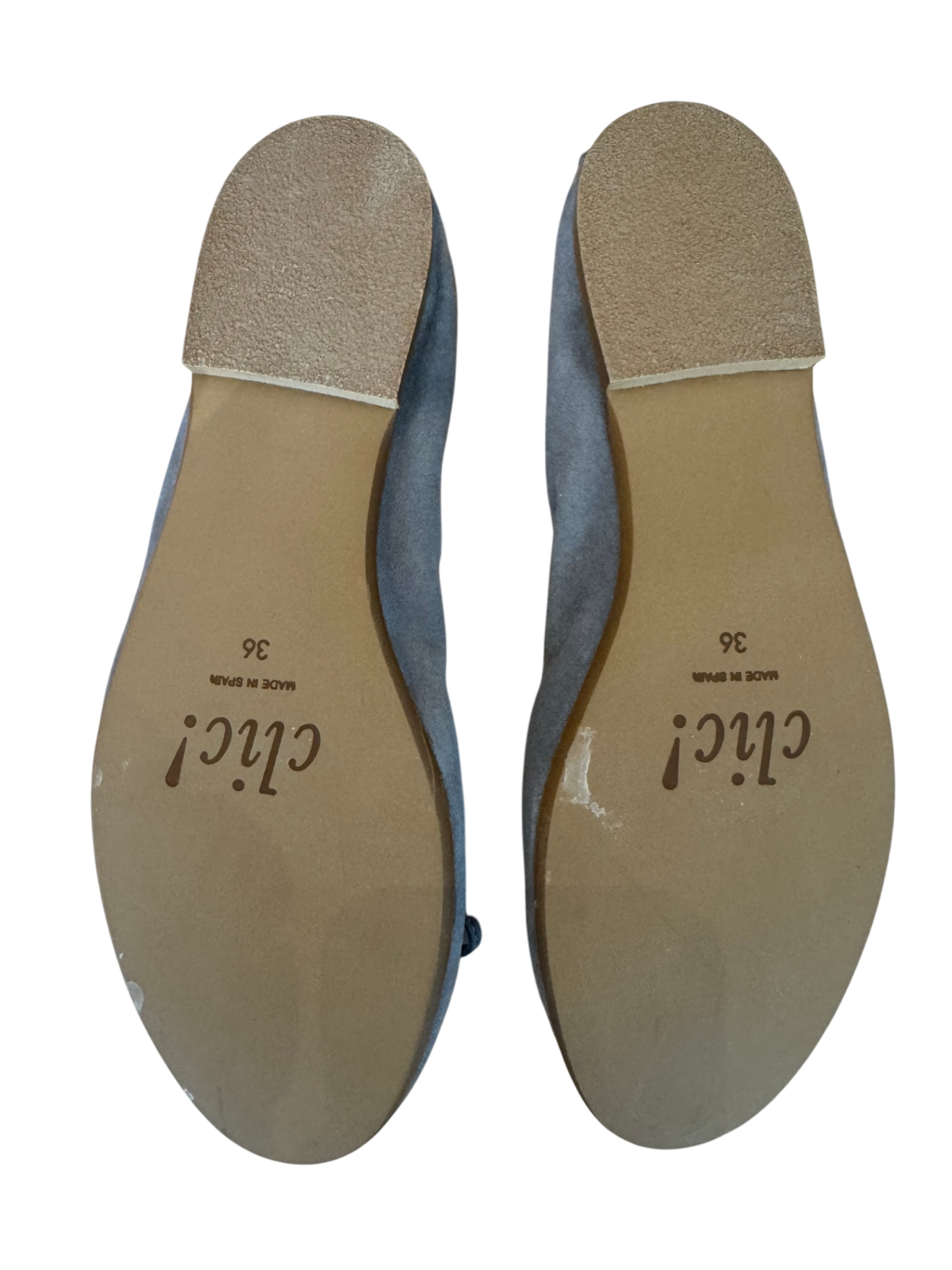 Ballerina Mädchen Wildleder Grau Gr.36 | Clic!