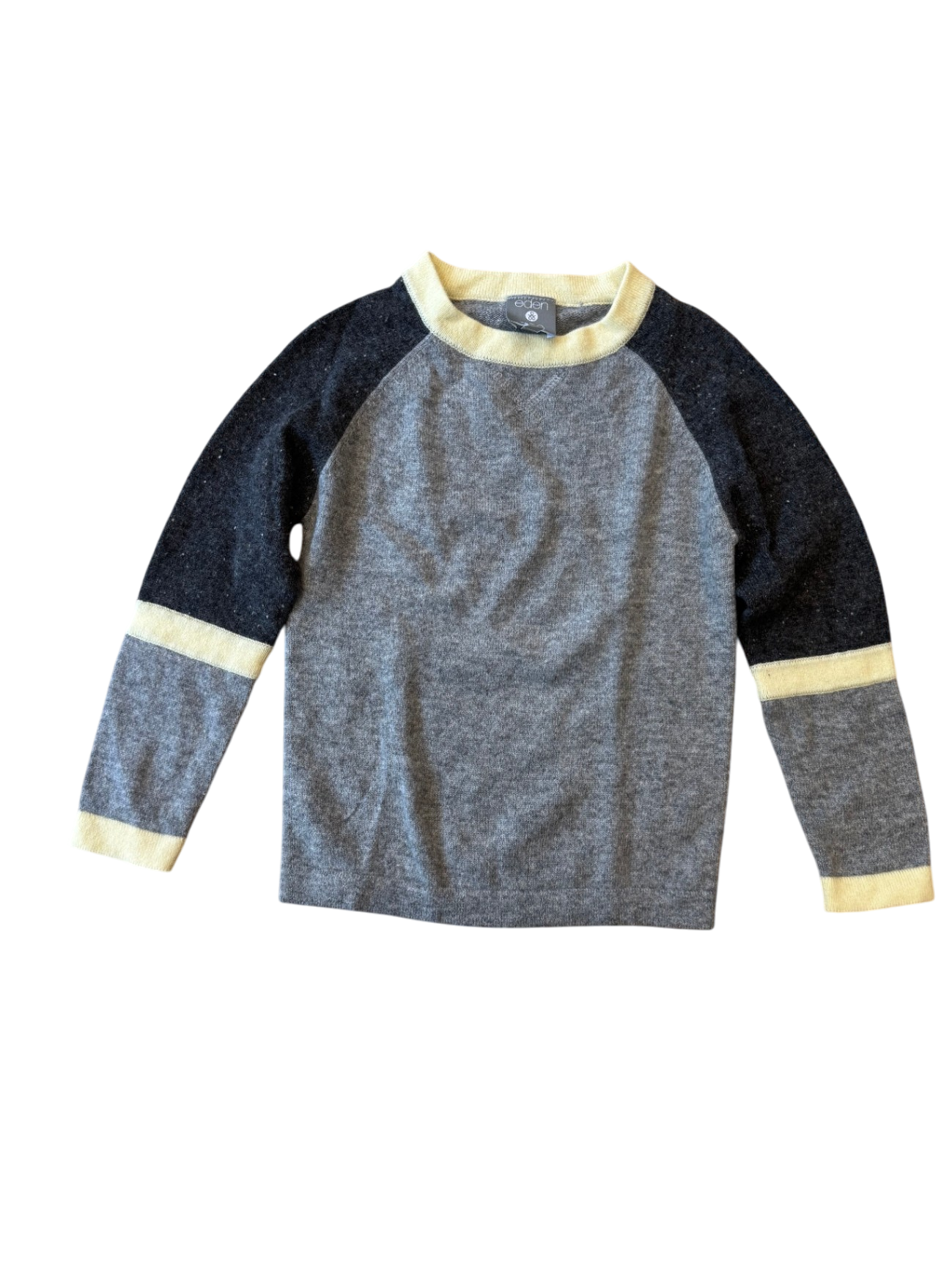 Pullover Grau und Dunkelblau Gr.92/98 | Eden & Zoe