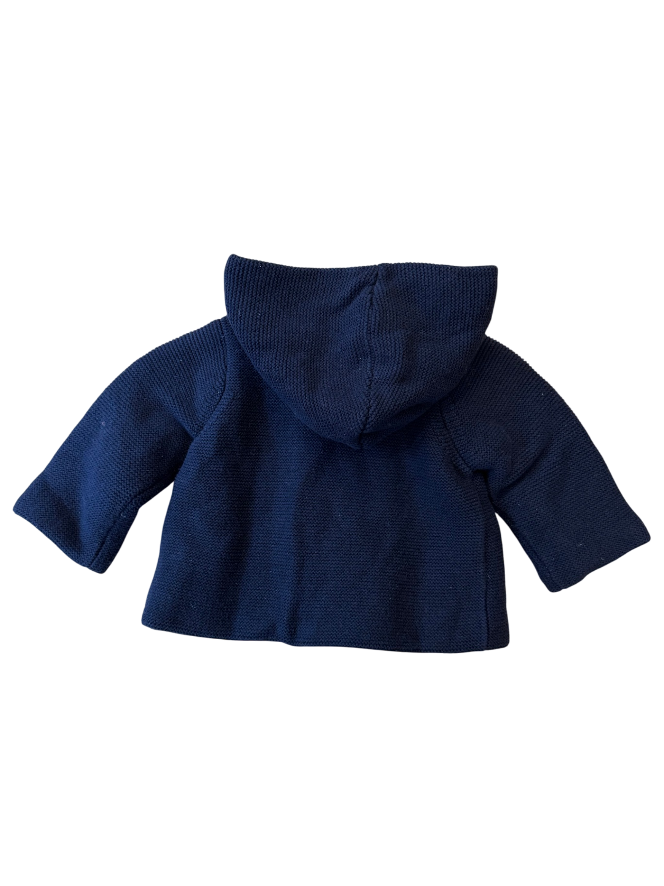 Cardigan mit Zipfelmütze Dunkelblau unisex Gr.62/68 | Jacadi