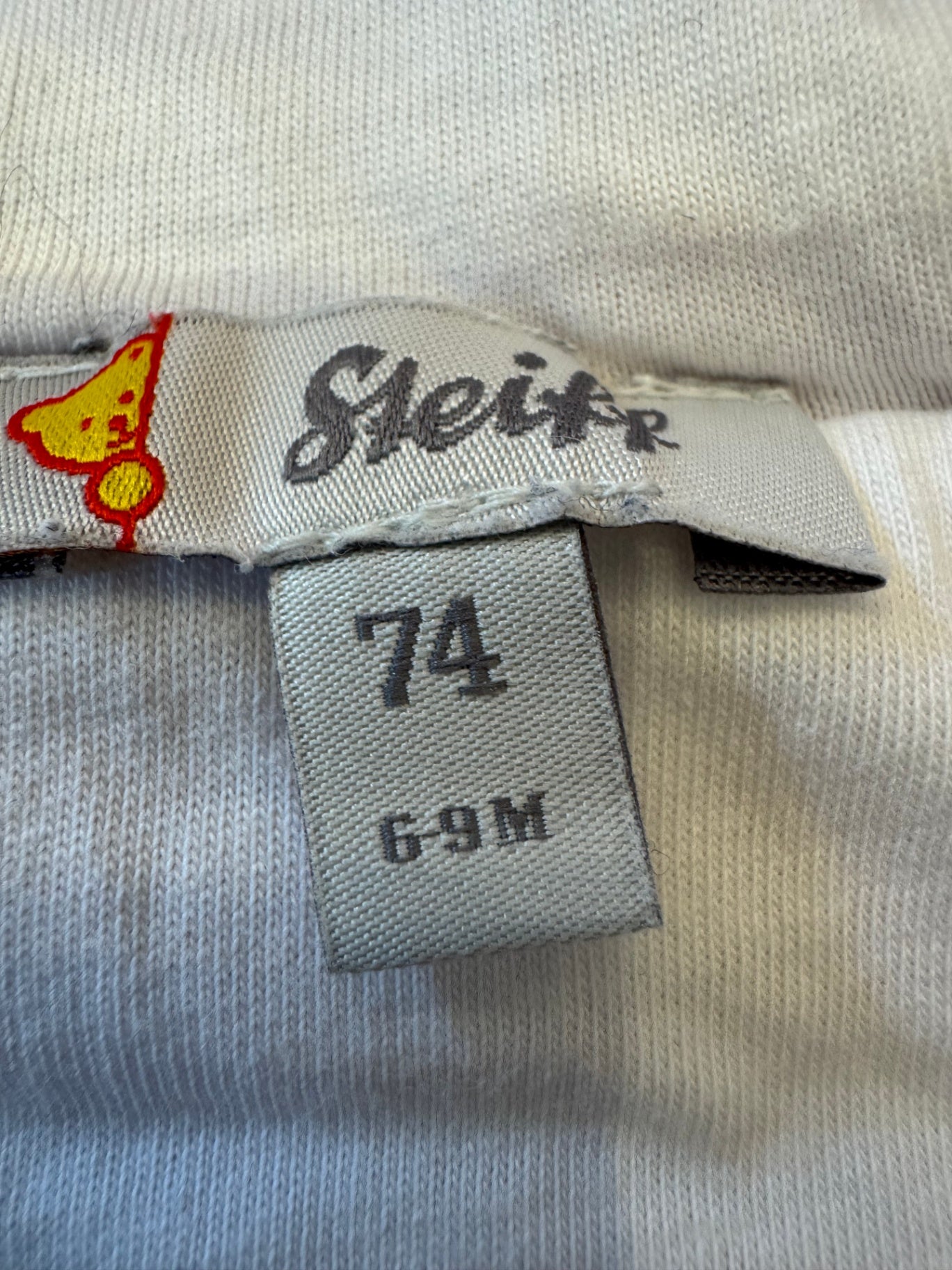 Baby Oberteil Jäckchen Weiß-Rosa gestreift Gr.74 | Steiff