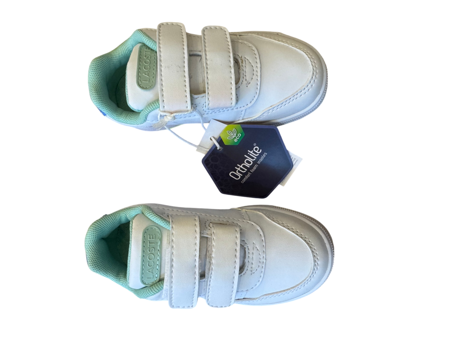 Sneaker Weiß mit Pastellfarben Gr.22 | Lacoste