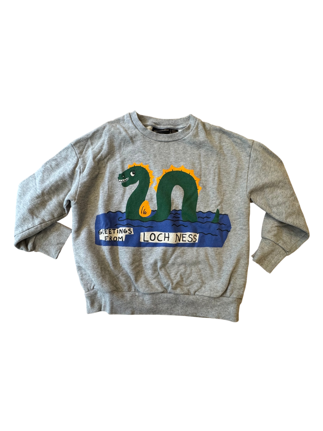 Sweatshirt Grau Gr.128/134 | mini rodini
