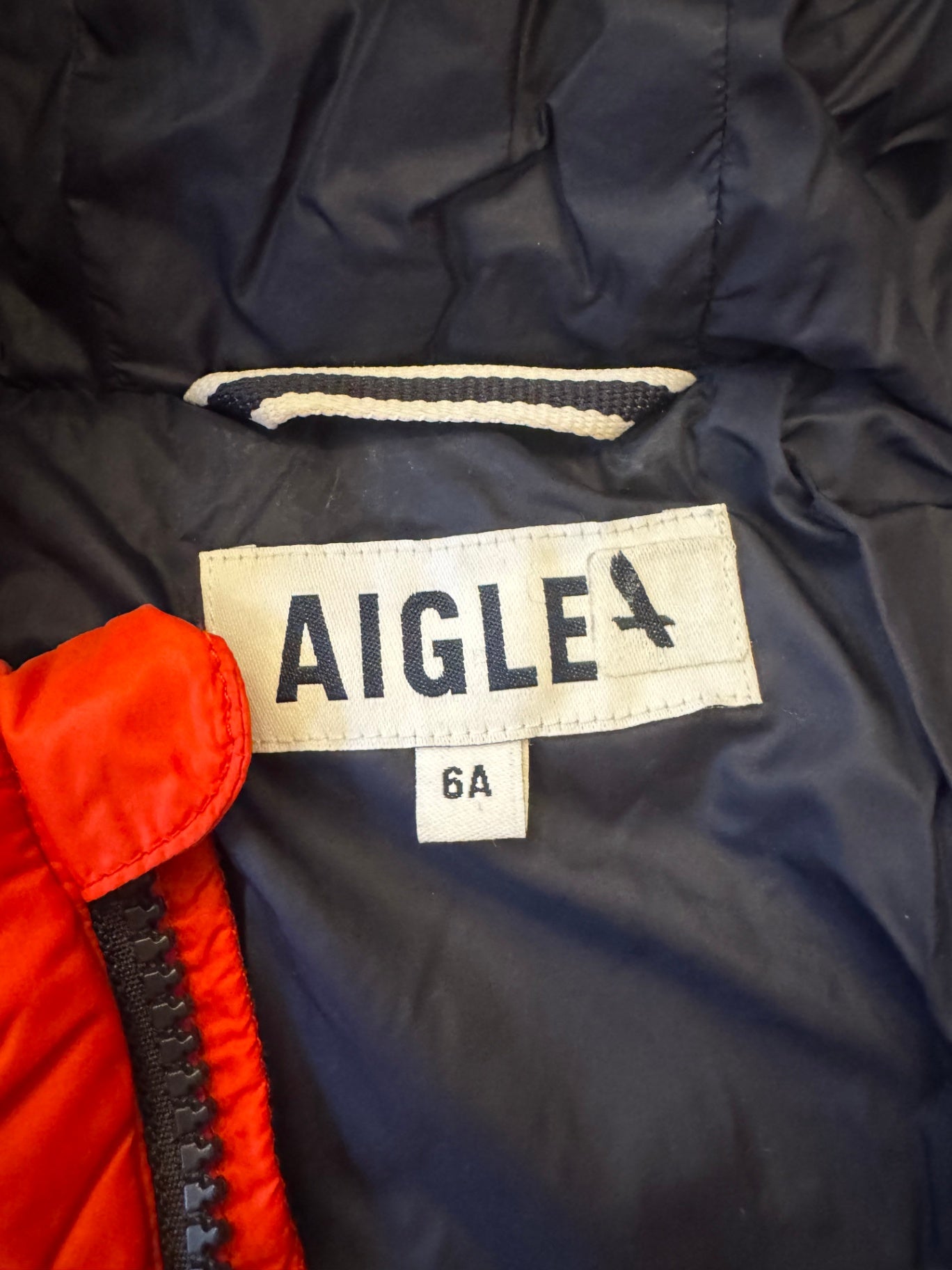 Jacke wattiert rot Gr.6 | Aigle