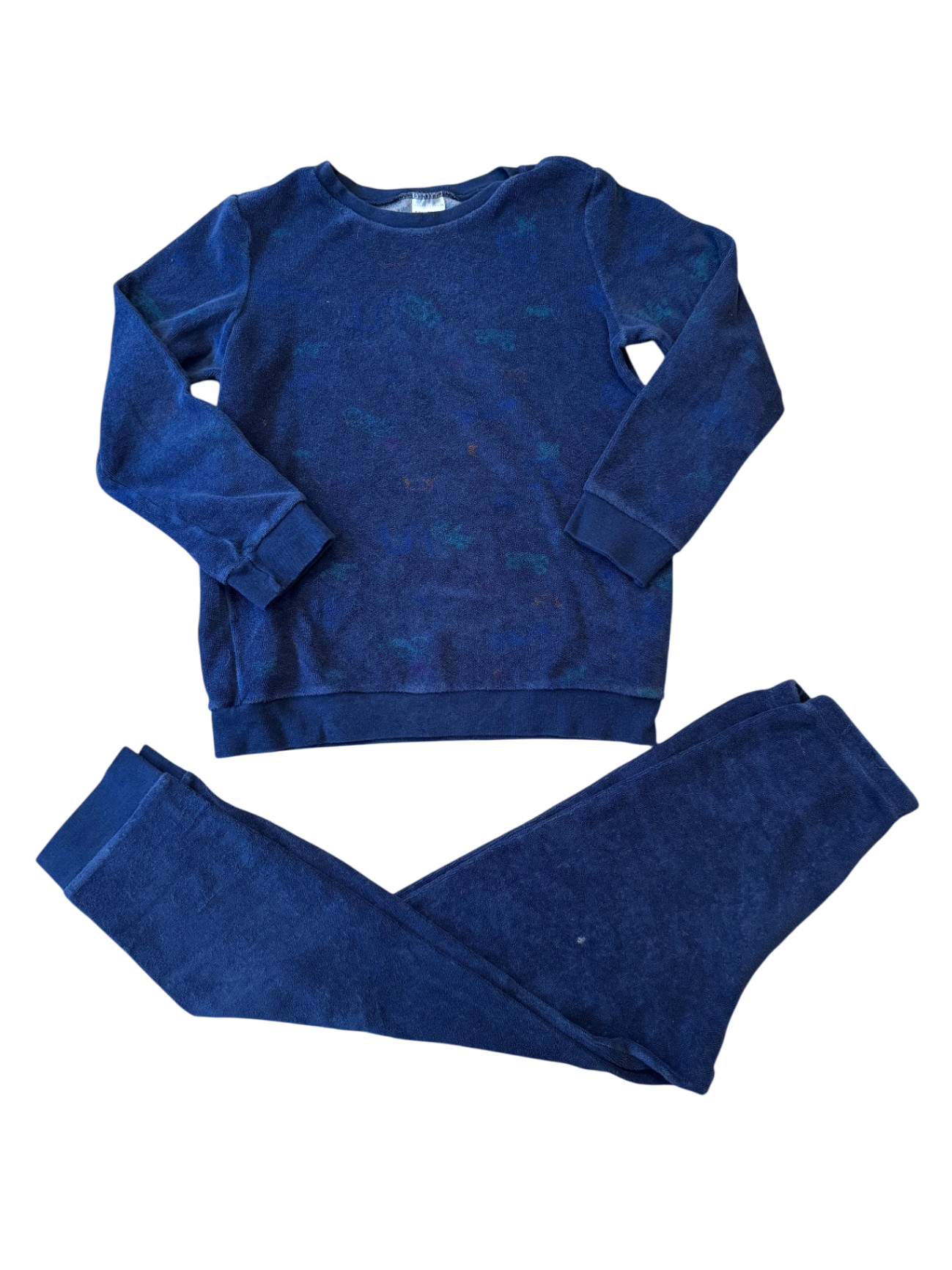 Pyjama Dunkelblau mit Dinos Gr.116 | Schiesser