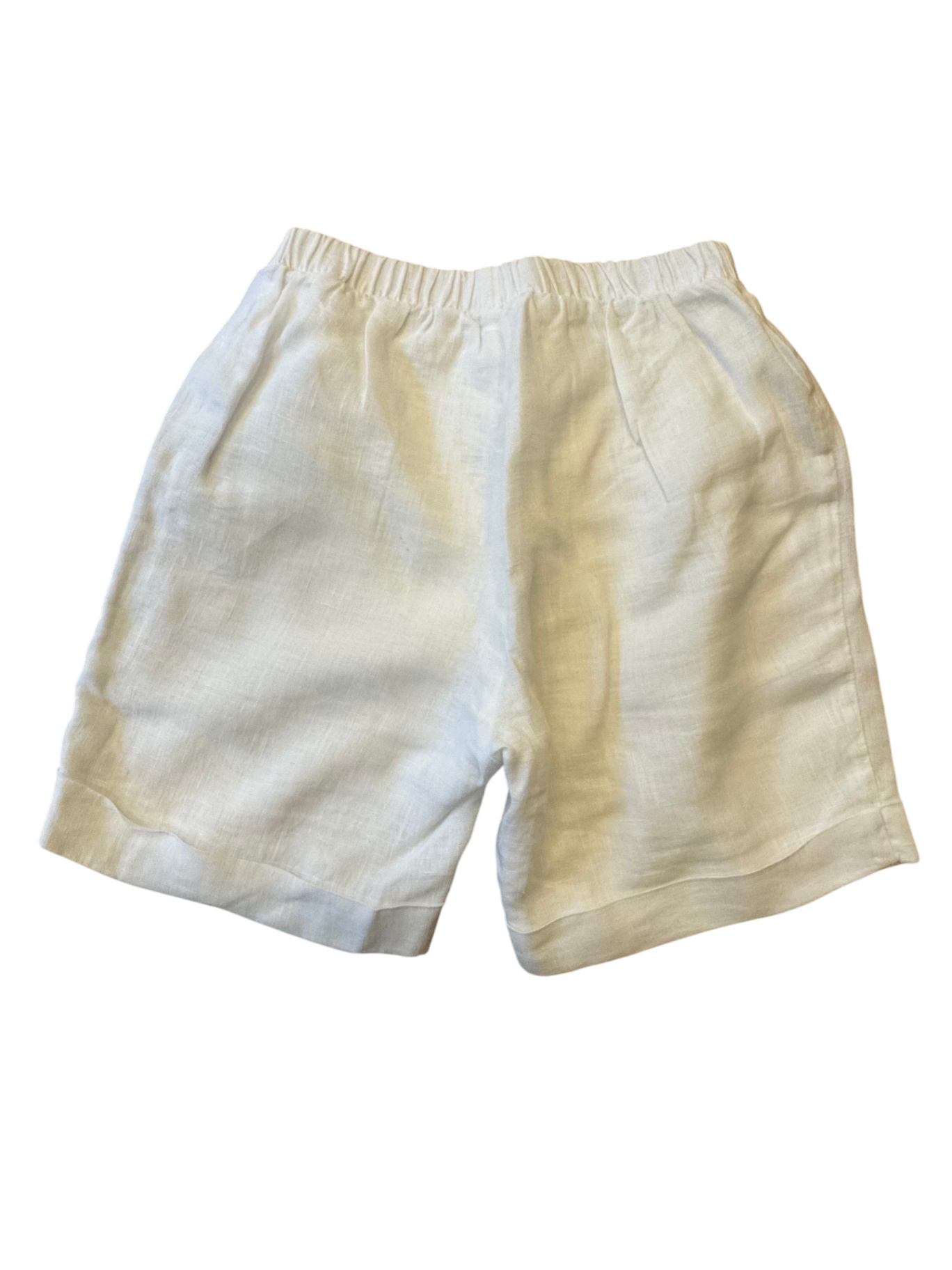 Leinen Shorts Creme Gr.98 | il gufo