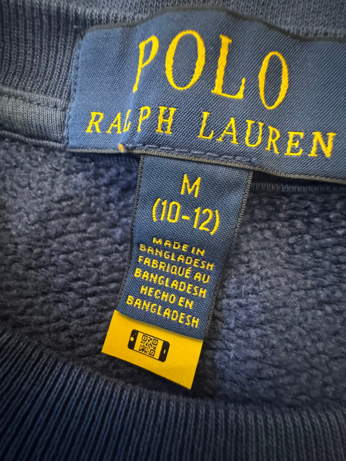 Sweater College-Stil Blau Gr.146 | Polo Ralph Lauren