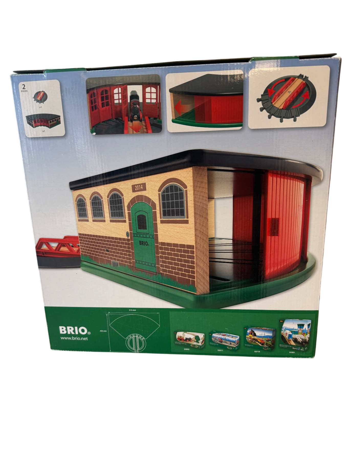 Holz - Großer Ringlokschuppen 33736 | Brio