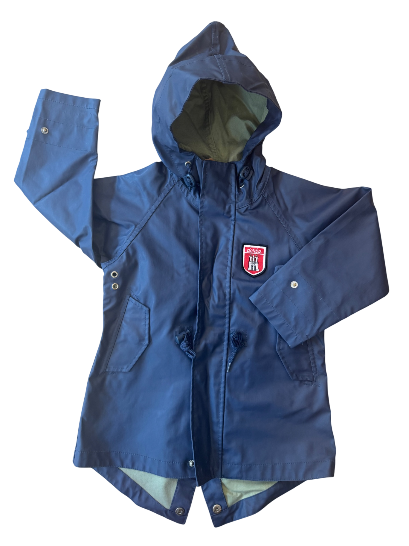 Regenmantel dunkelblau Gr. 104 | Derbe