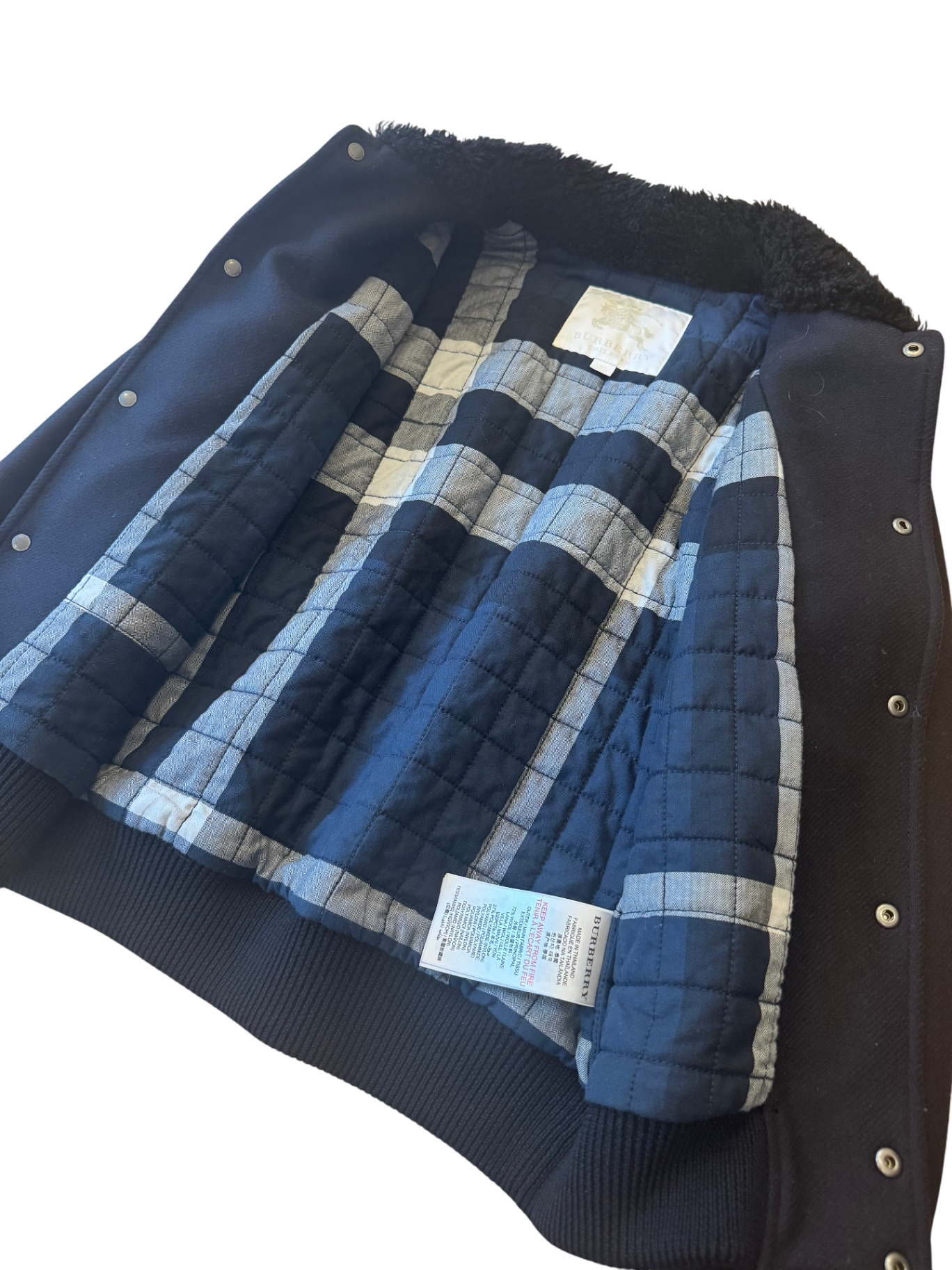 Jacke Bomberjacke Schwarz Gr.12 | Burberry