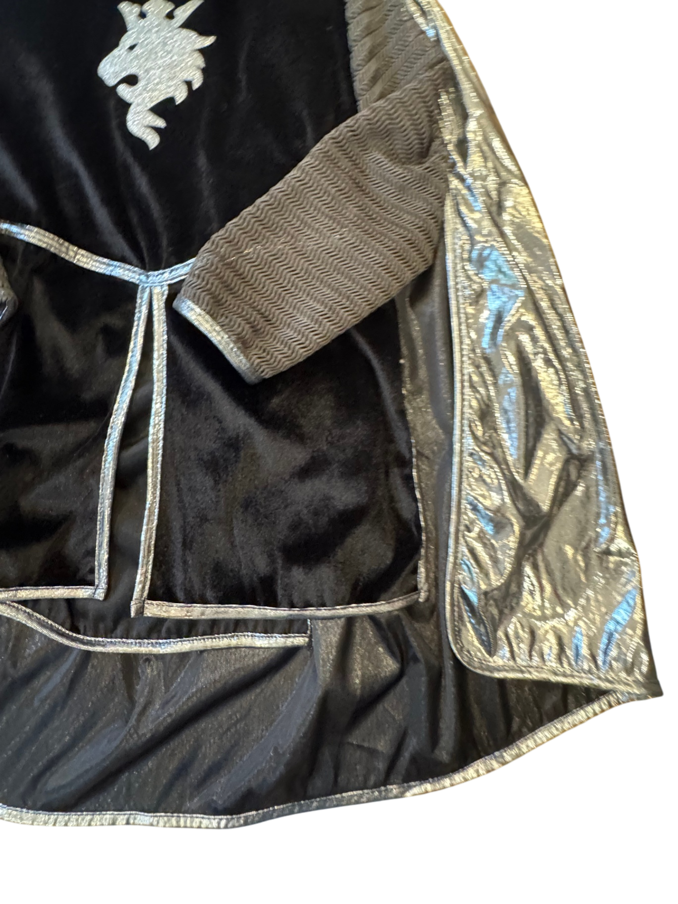 Kostüm Schwarz, Silber Gr.110/116 | Great Pretenders