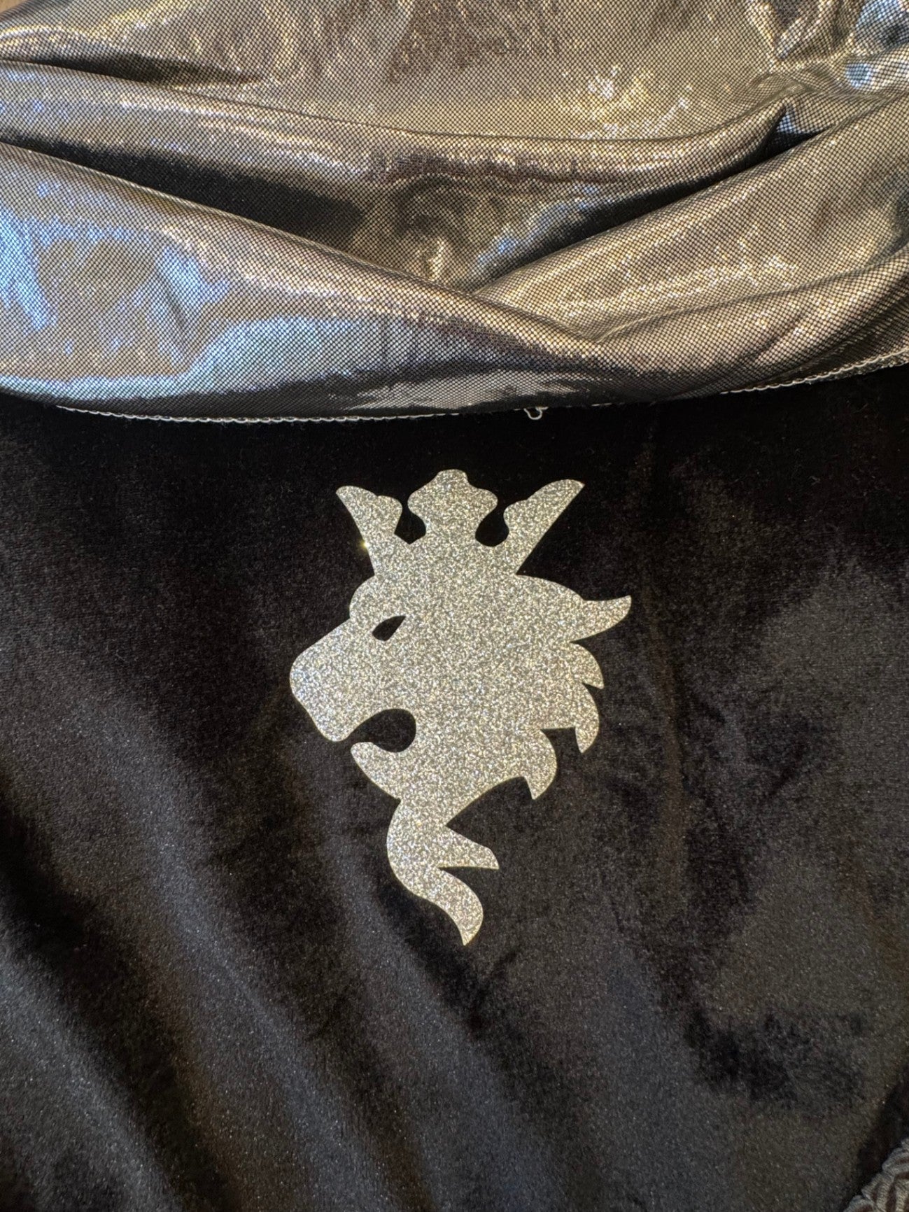 Kostüm Schwarz, Silber Gr.110/116 | Great Pretenders