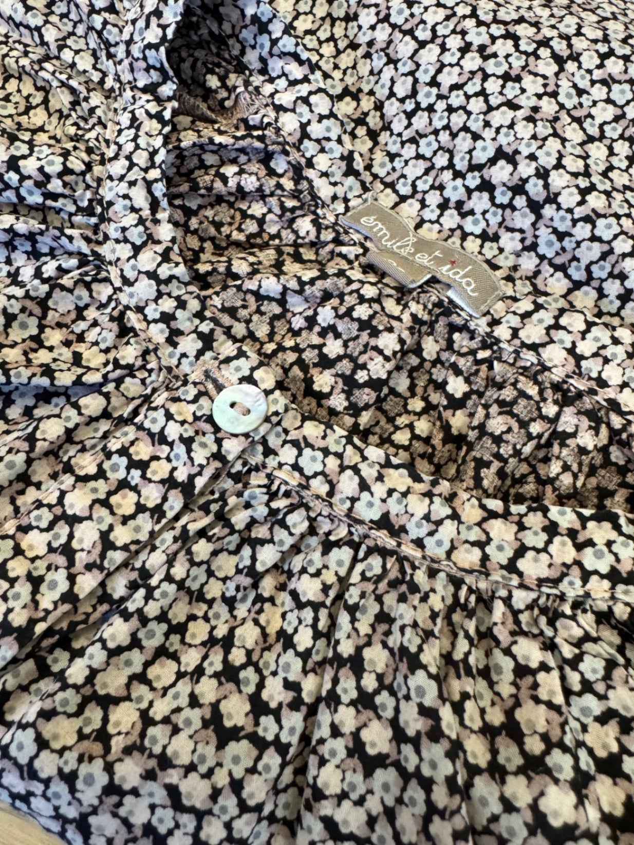 Bluse Mädchen mit Blumenprint Gr.2 | Bonpoint