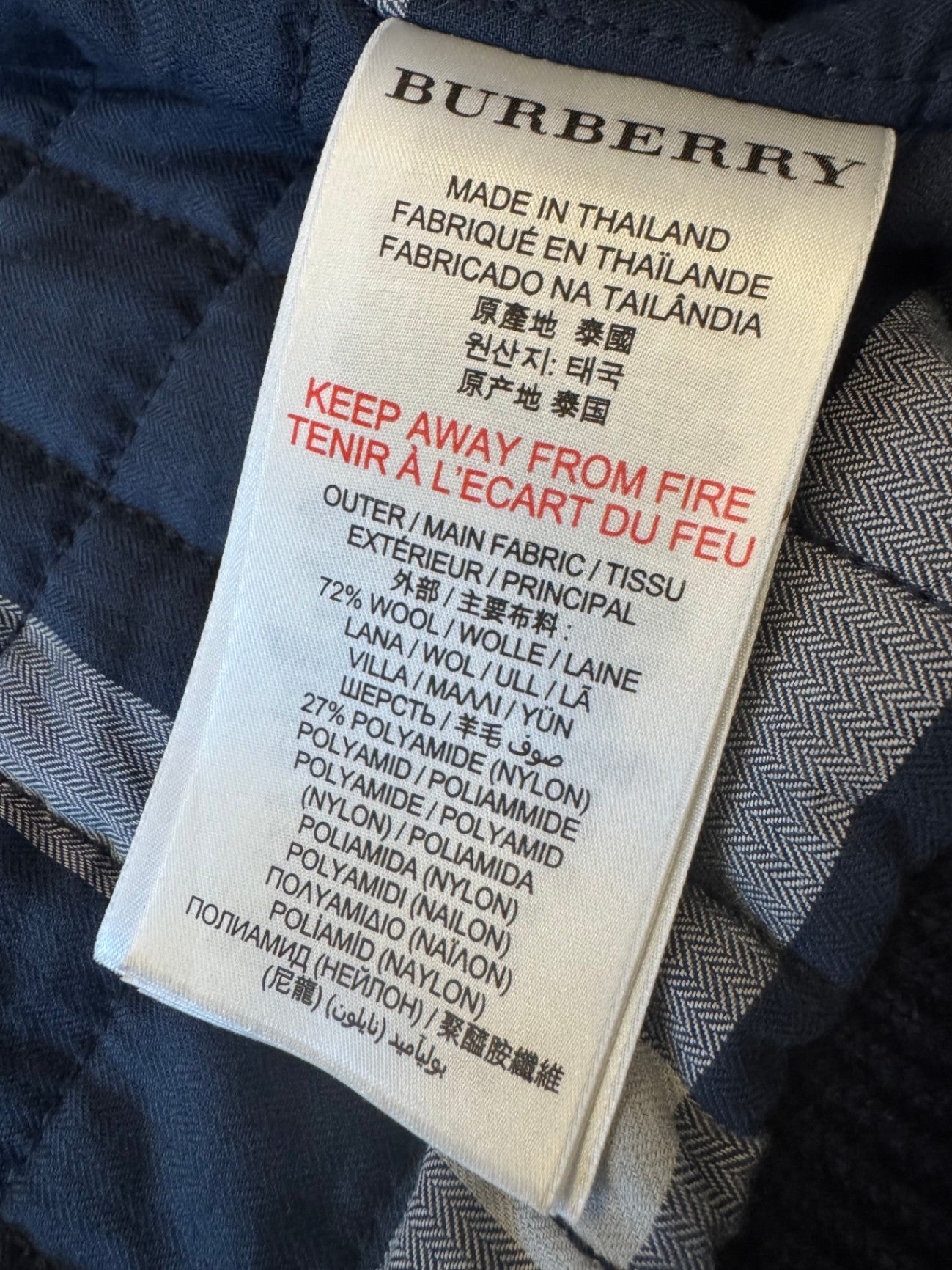 Jacke Bomberjacke Schwarz Gr.12 | Burberry