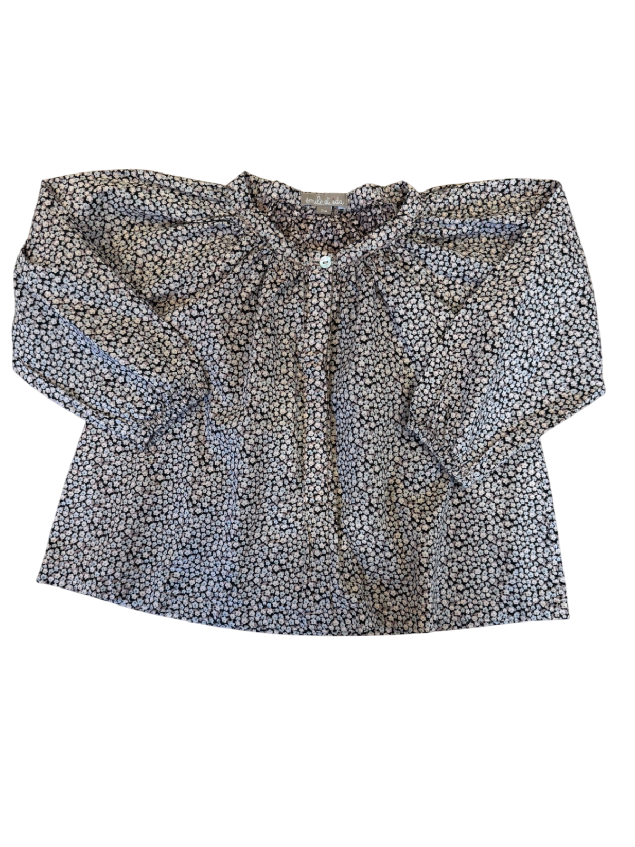 Bluse Mädchen mit Blumenprint Gr.2 | Bonpoint