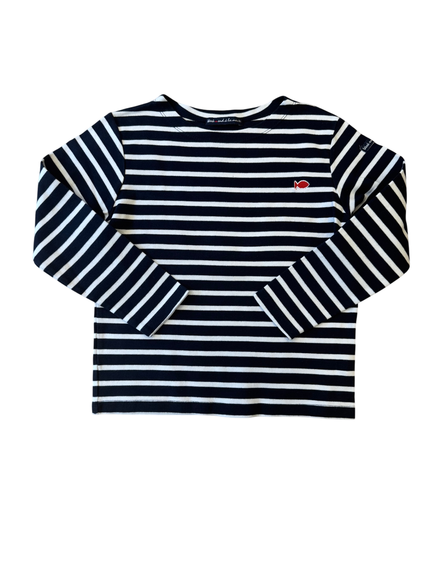 Langarmshirt Marineblau und Weiß Gr.128 | Weekend a la Mer