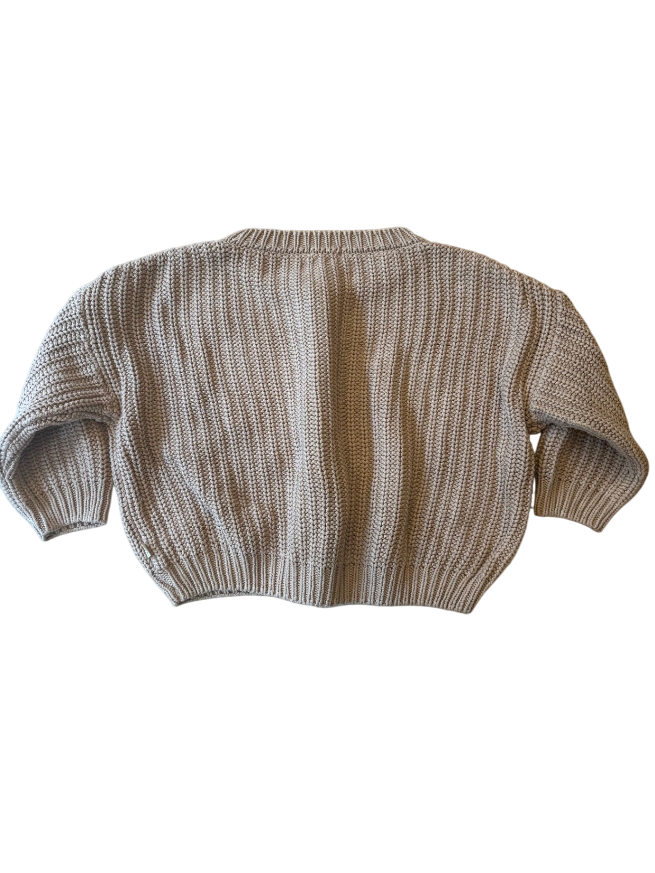 Pullover Grobstrick Hellbraun Gr.110 | Yuki