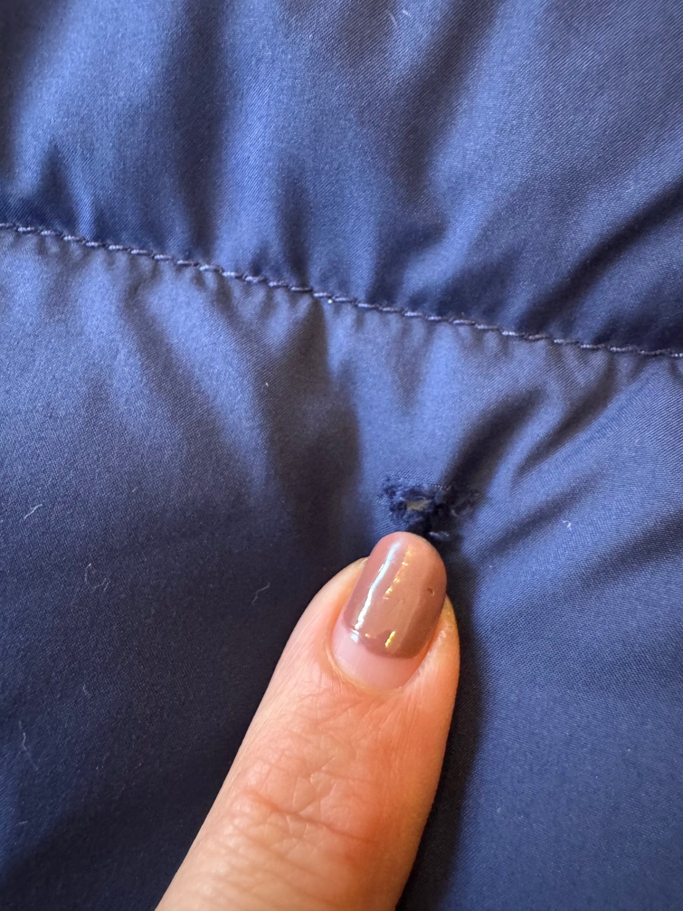 Daunen-Weste zum Wenden Rot / Blau Gr.116 | Ralph Lauren