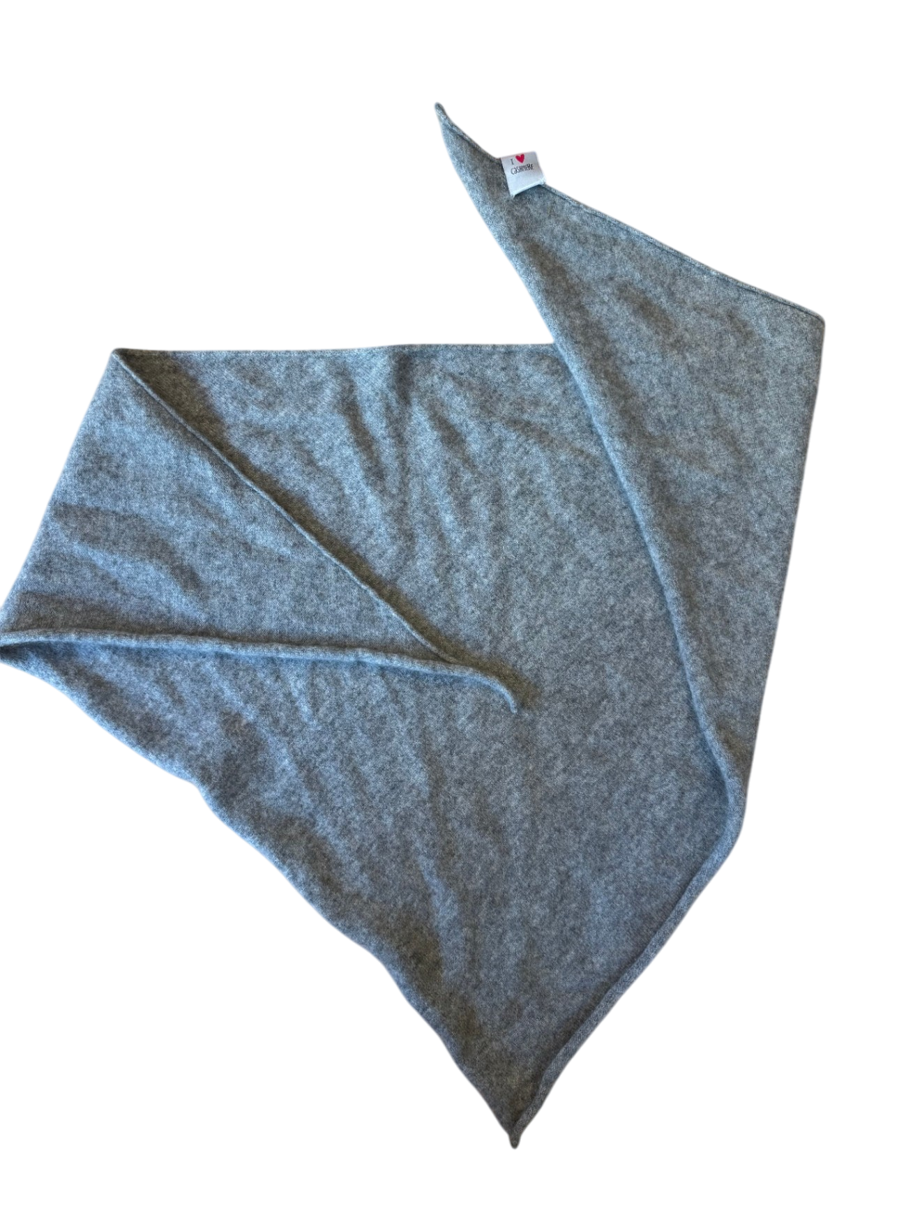 Dreiecksschal 100% Kaschmir Grau Gr.OS | Ginger and Ruby